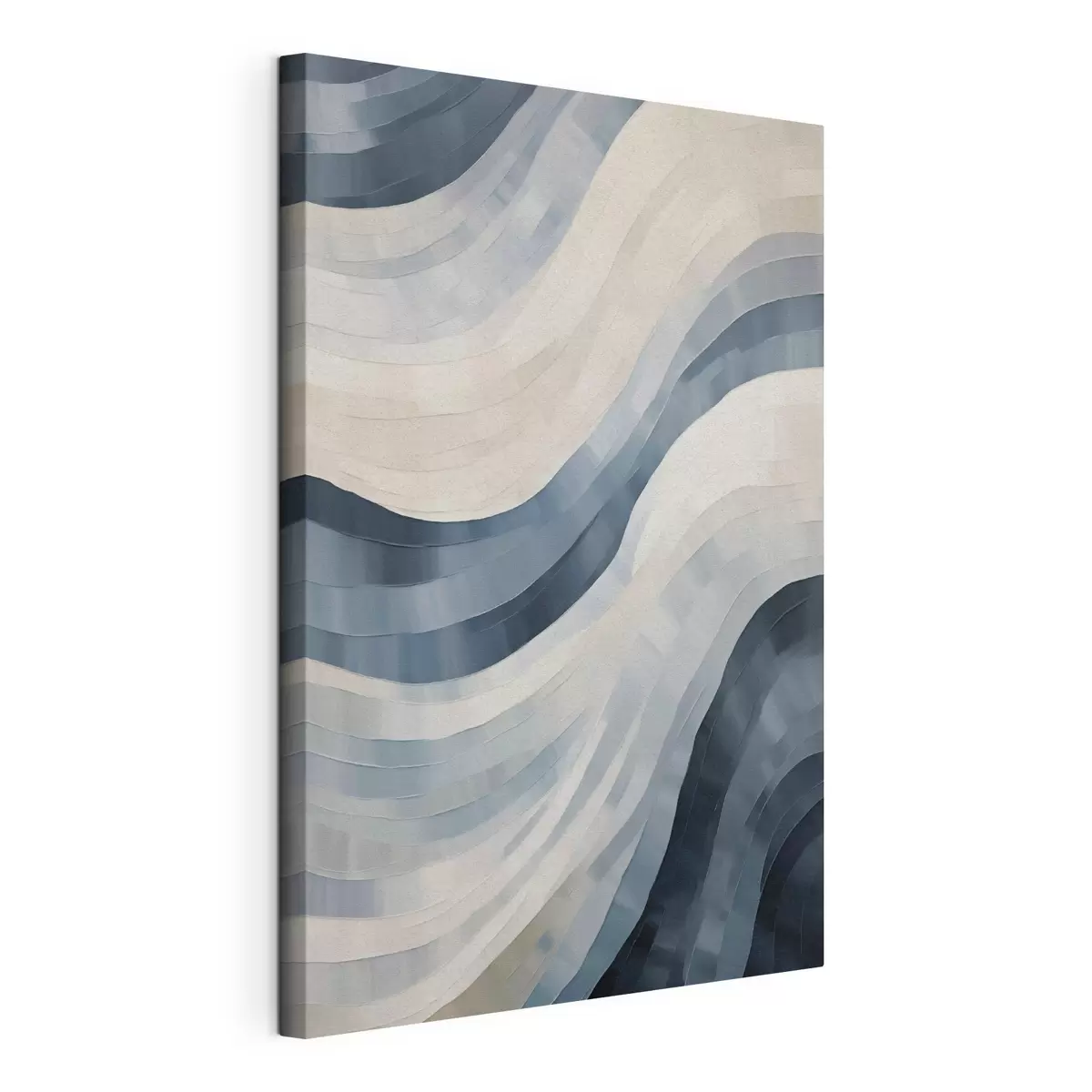  Schilderijen Abstracte brede strepen, imitatie van een schilderij s51170