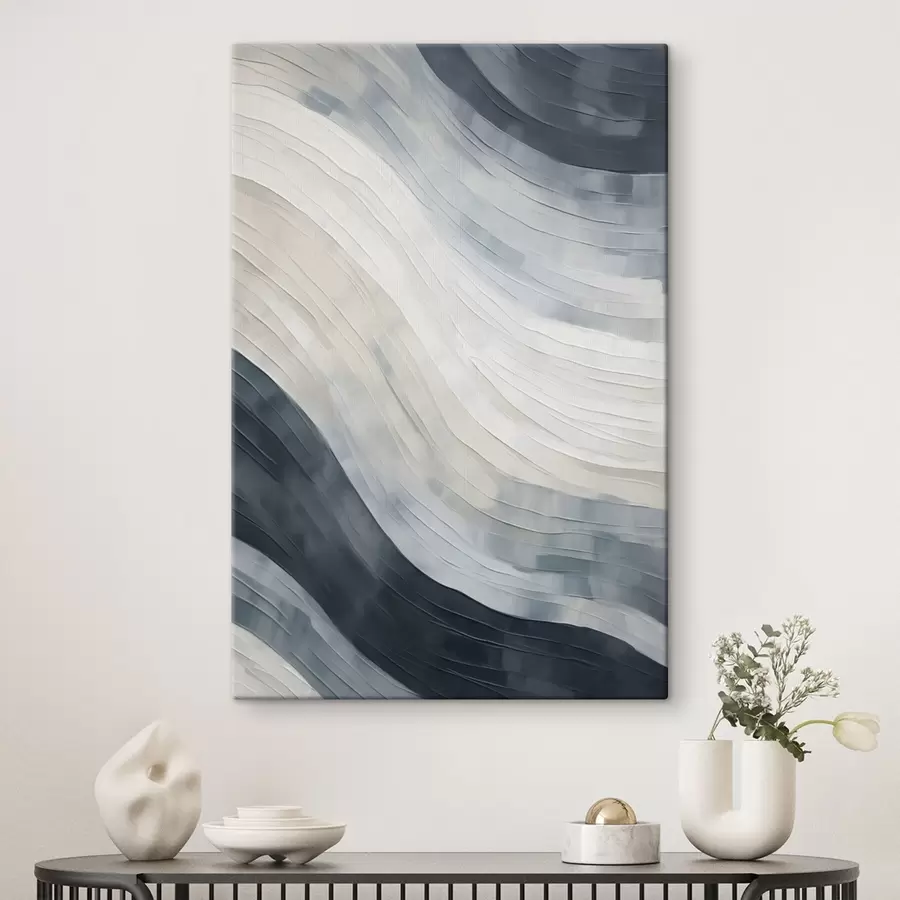  Schilderijen Abstracte strepen, imitatie van een schilderij s51171