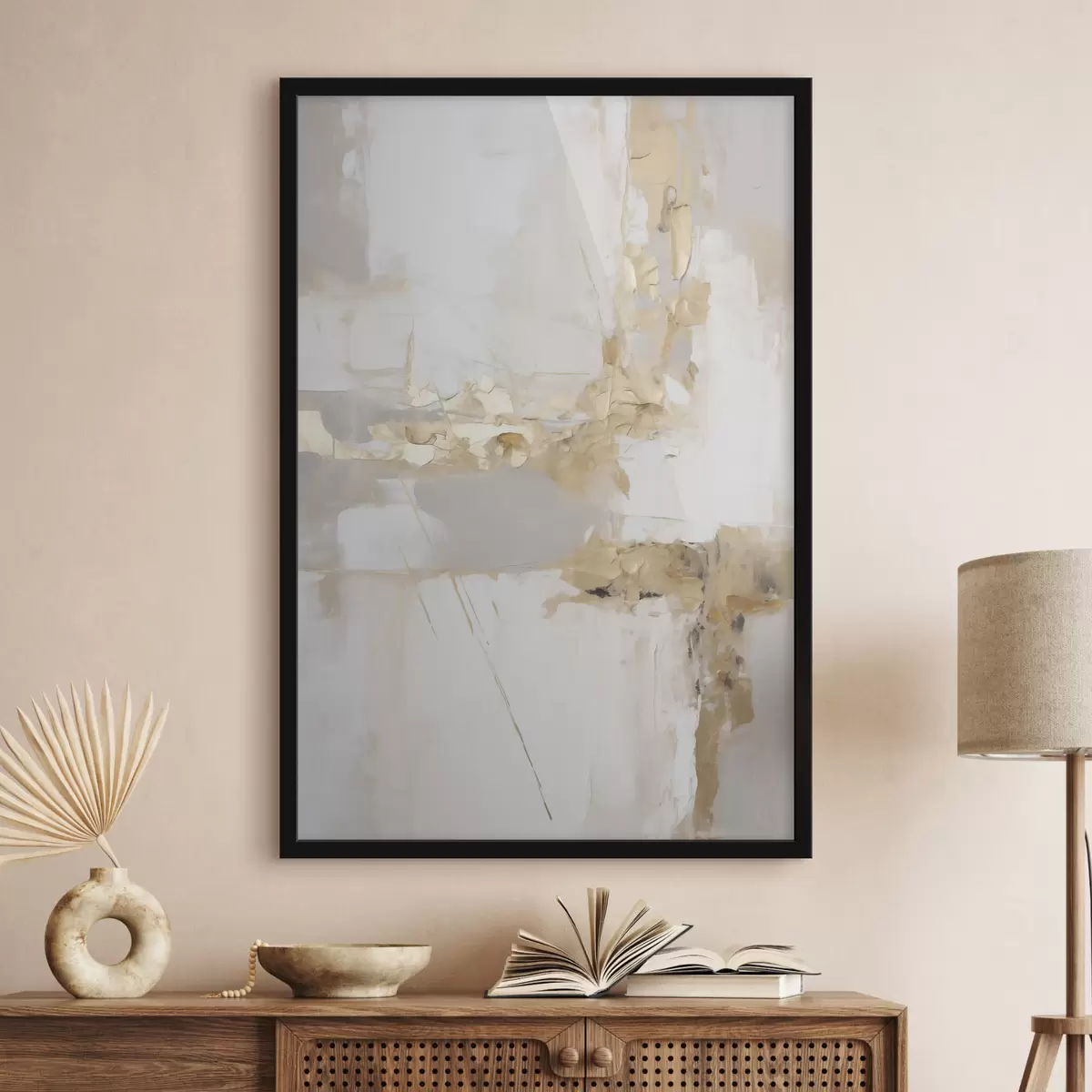 Poster Moderne abstractie, imitatie van de schilderkunst f51162