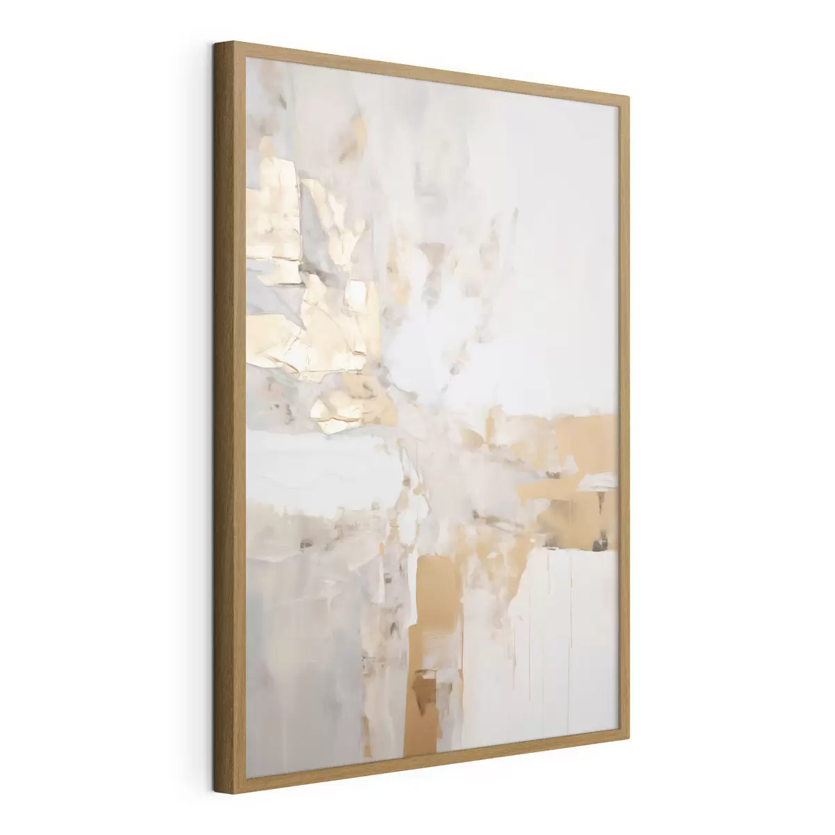 Poster Minimalistische abstractie, imitatie van een schilderij f51163