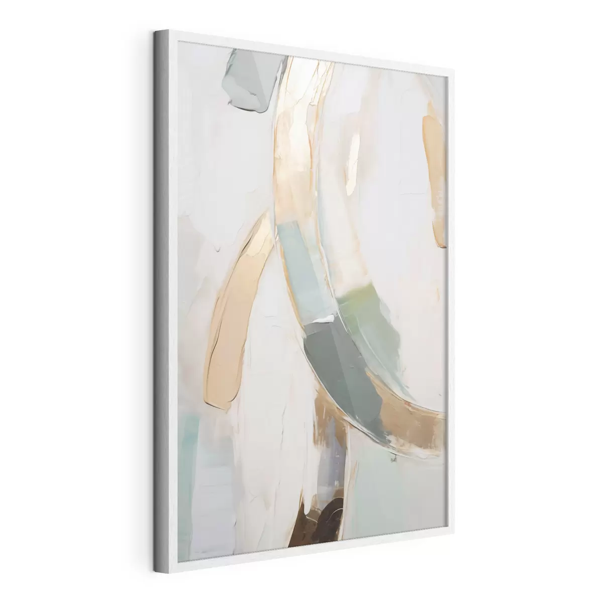Poster Abstracte compositie, imitatie van een schilderij f51166