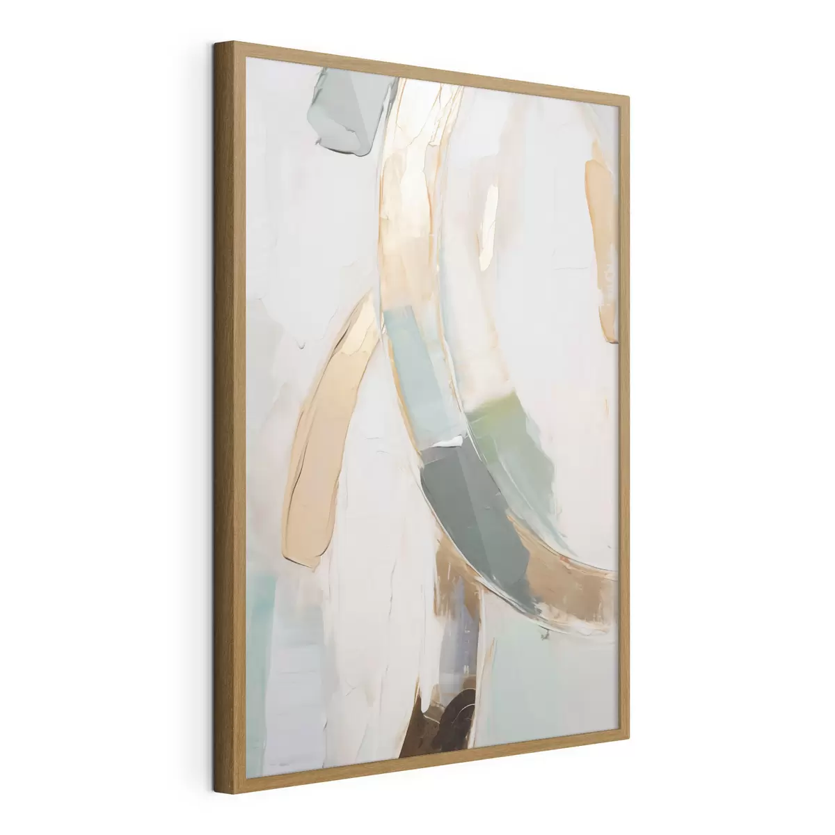 Poster Abstracte compositie, imitatie van een schilderij f51166