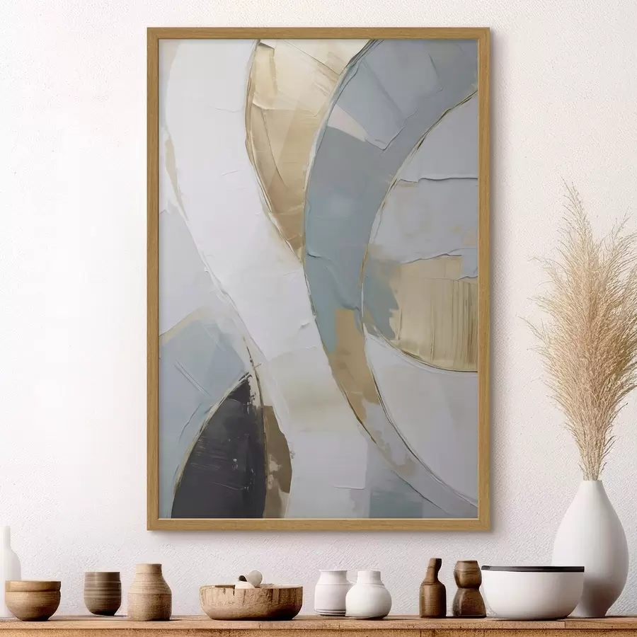 Fotobehang Abstract patroon, imitatie van een schilderij f51167