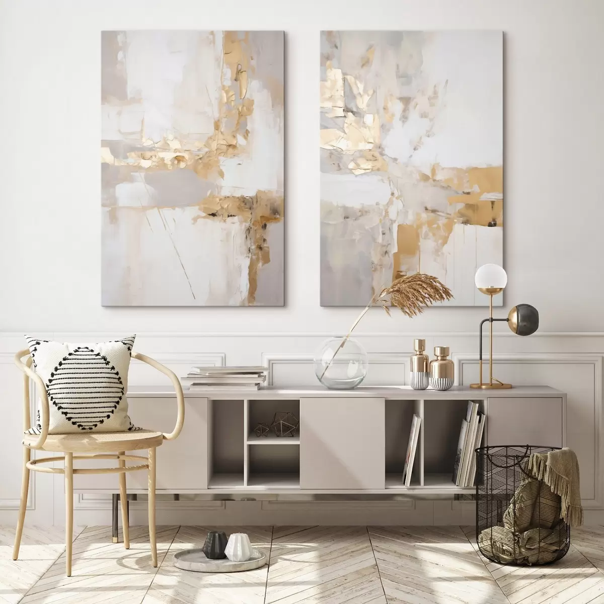  Schilderijen Moderne abstractie, imitatie van de schilderkunst m31107