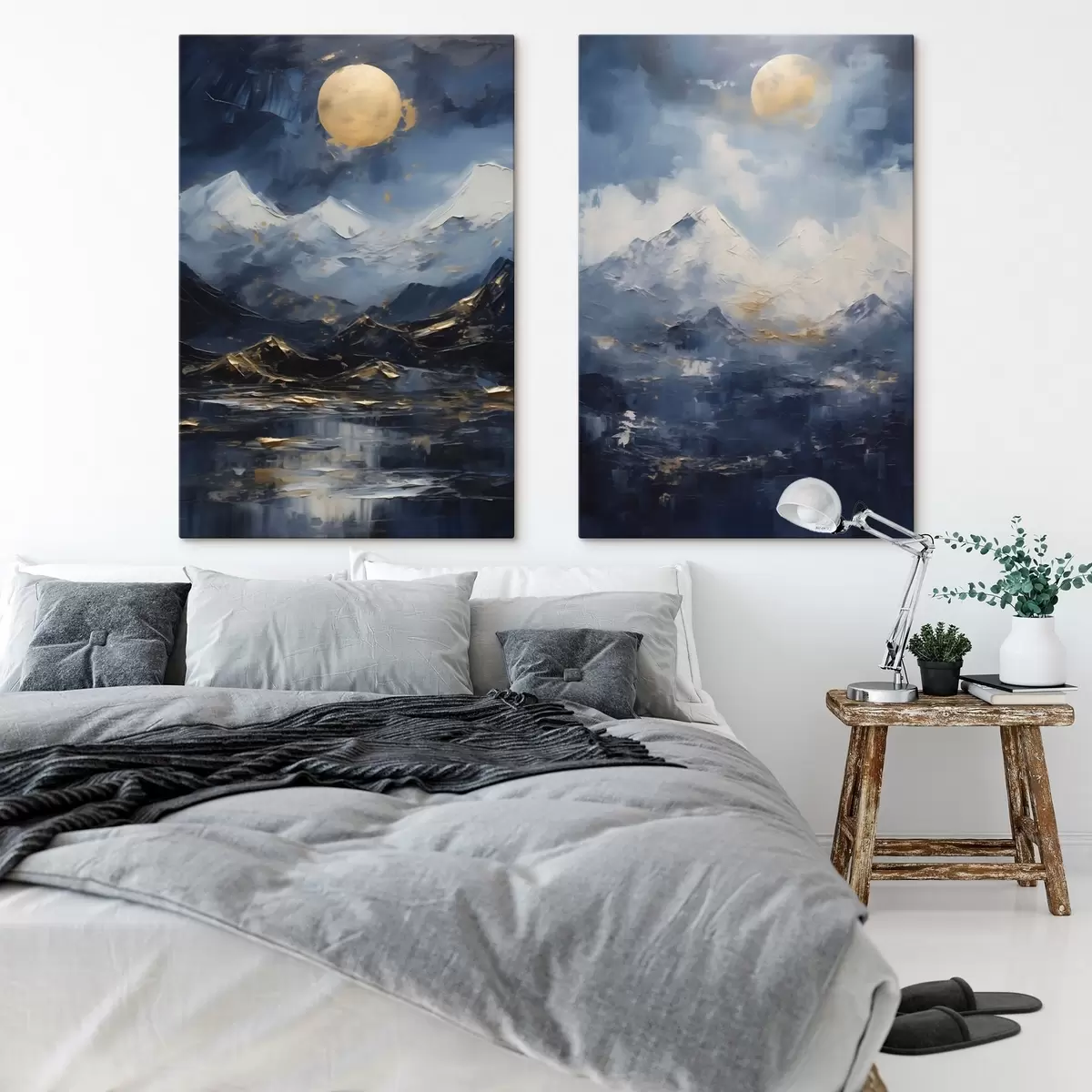  Schilderijen Berglandschap, naar een schilderij m31108