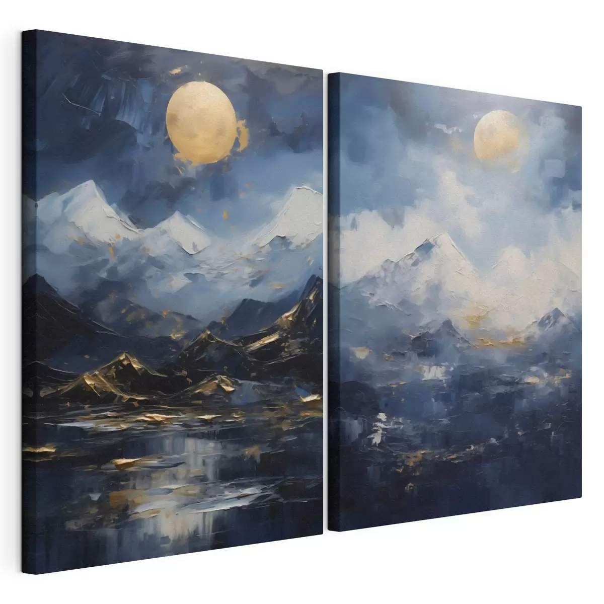  Schilderijen Berglandschap, naar een schilderij m31108