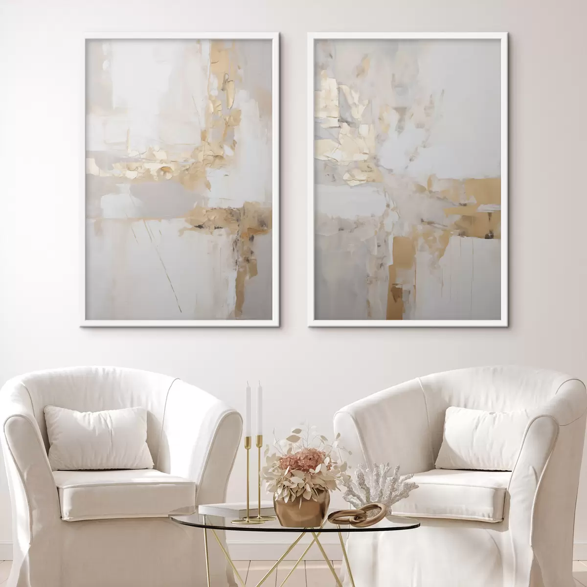 Poster Moderne abstractie, imitatie van de schilderkunst d31107