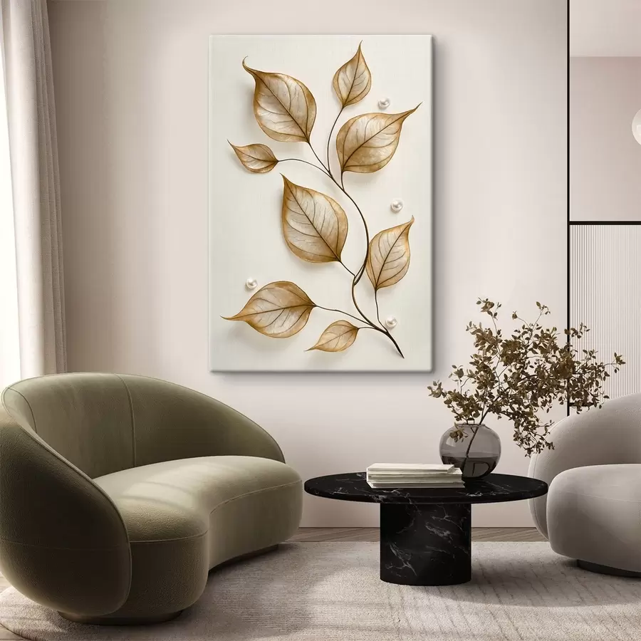  Schilderijen Elegante botanische tak s50866