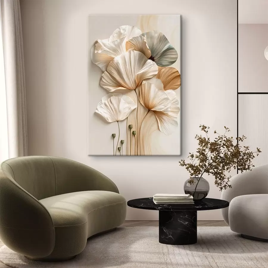  Schilderijen Abstracte bloemen s50870