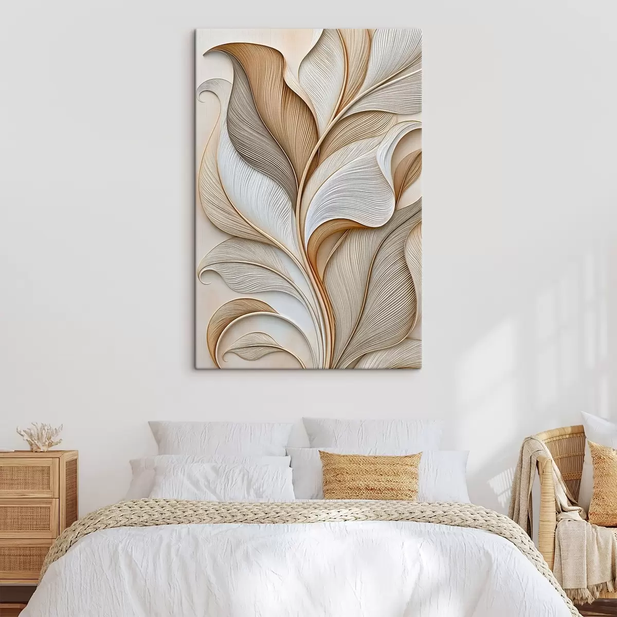  Schilderijen Abstracte bladeren s51176
