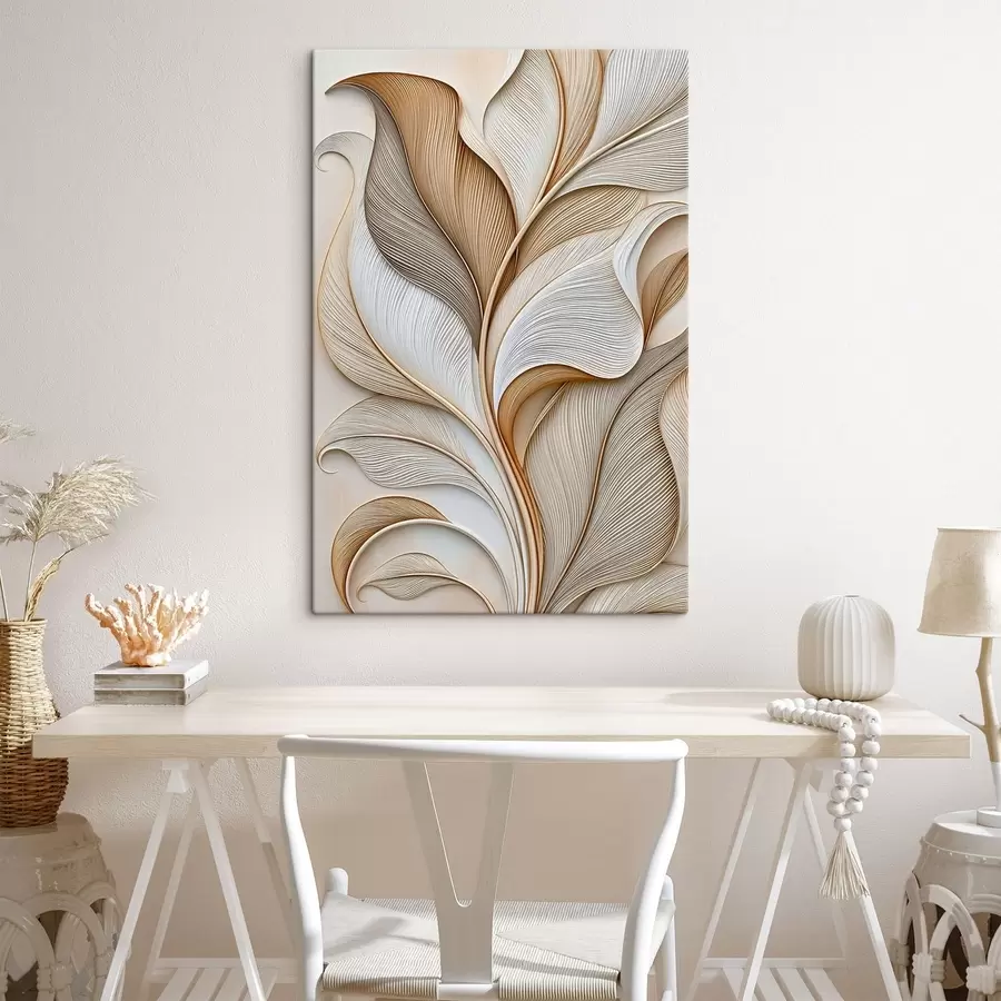  Schilderijen Abstracte bladeren s51176