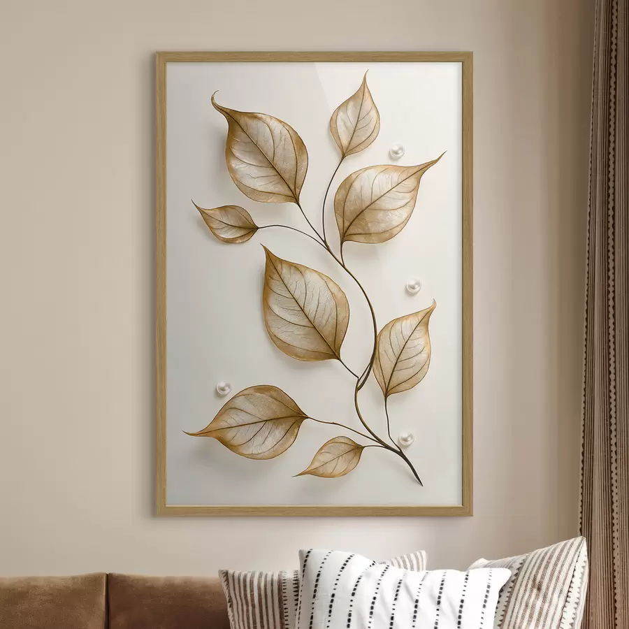 Fotobehang Elegante botanische tak f50866