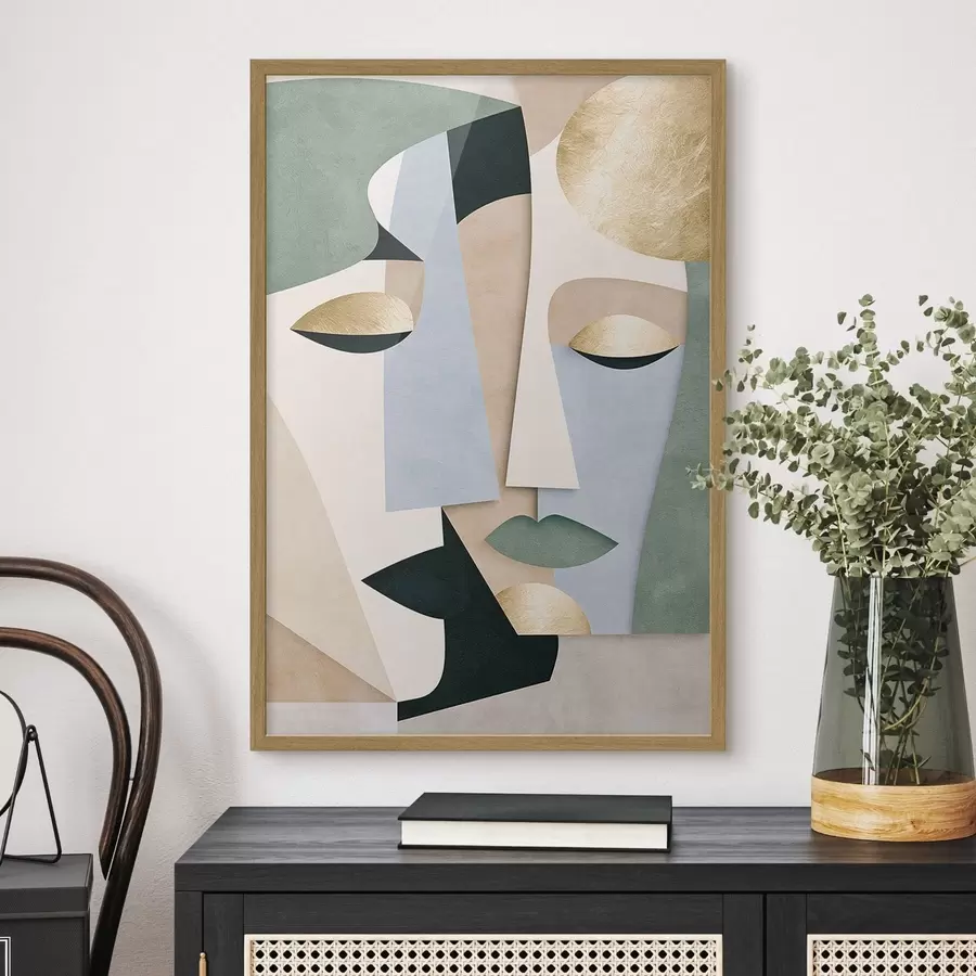 Fotobehang Abstracte geometrische vlakken f51178