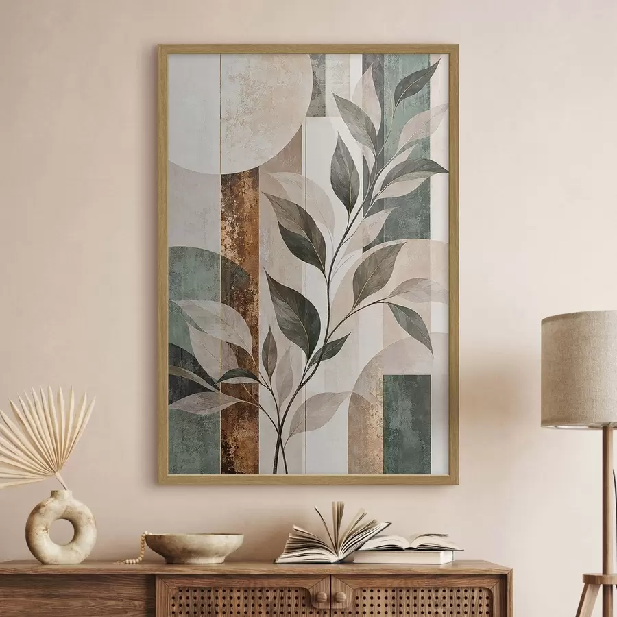 Fotobehang Botanische meetkunde f51180