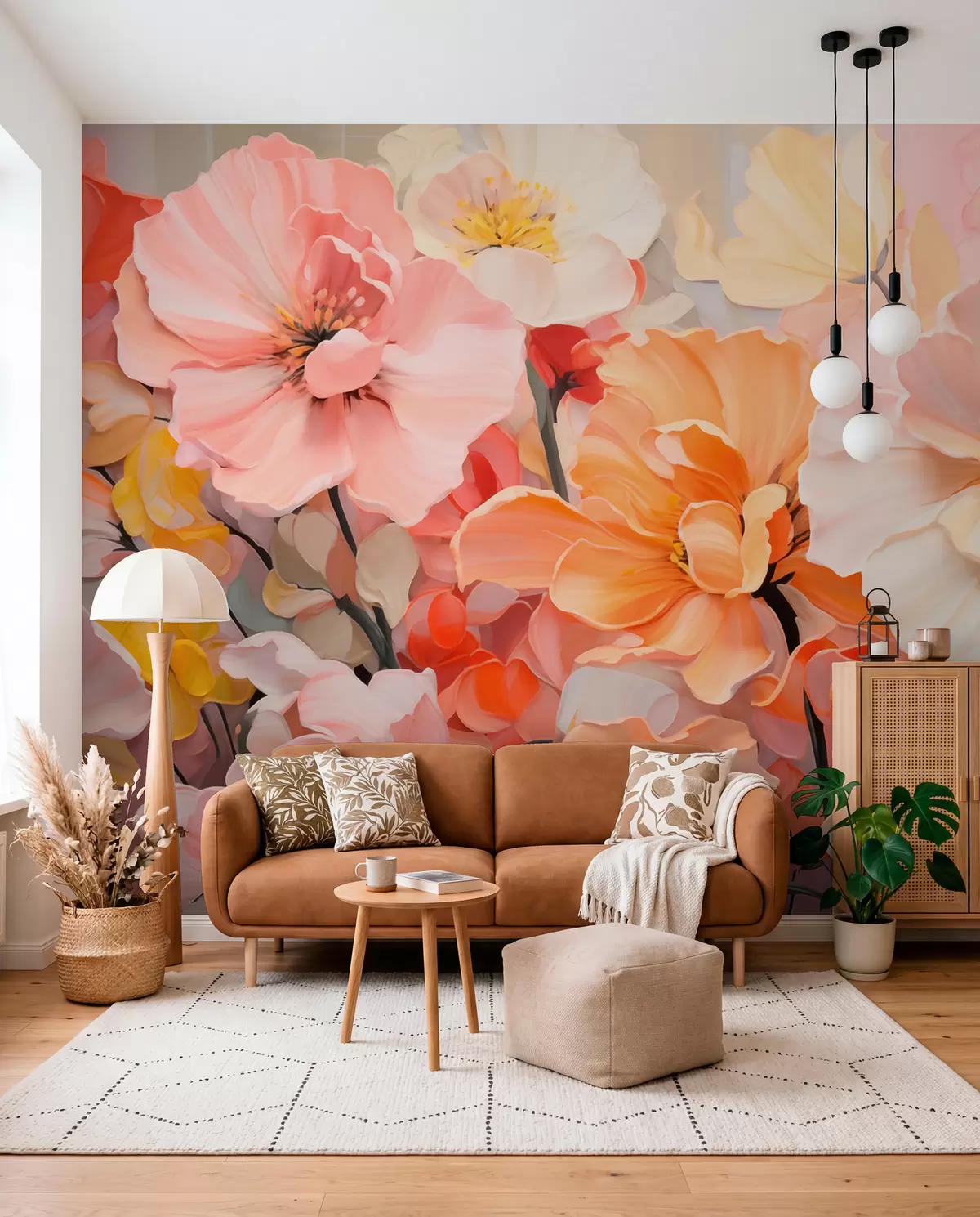 Fotobehang Fantasiebloemen w05908