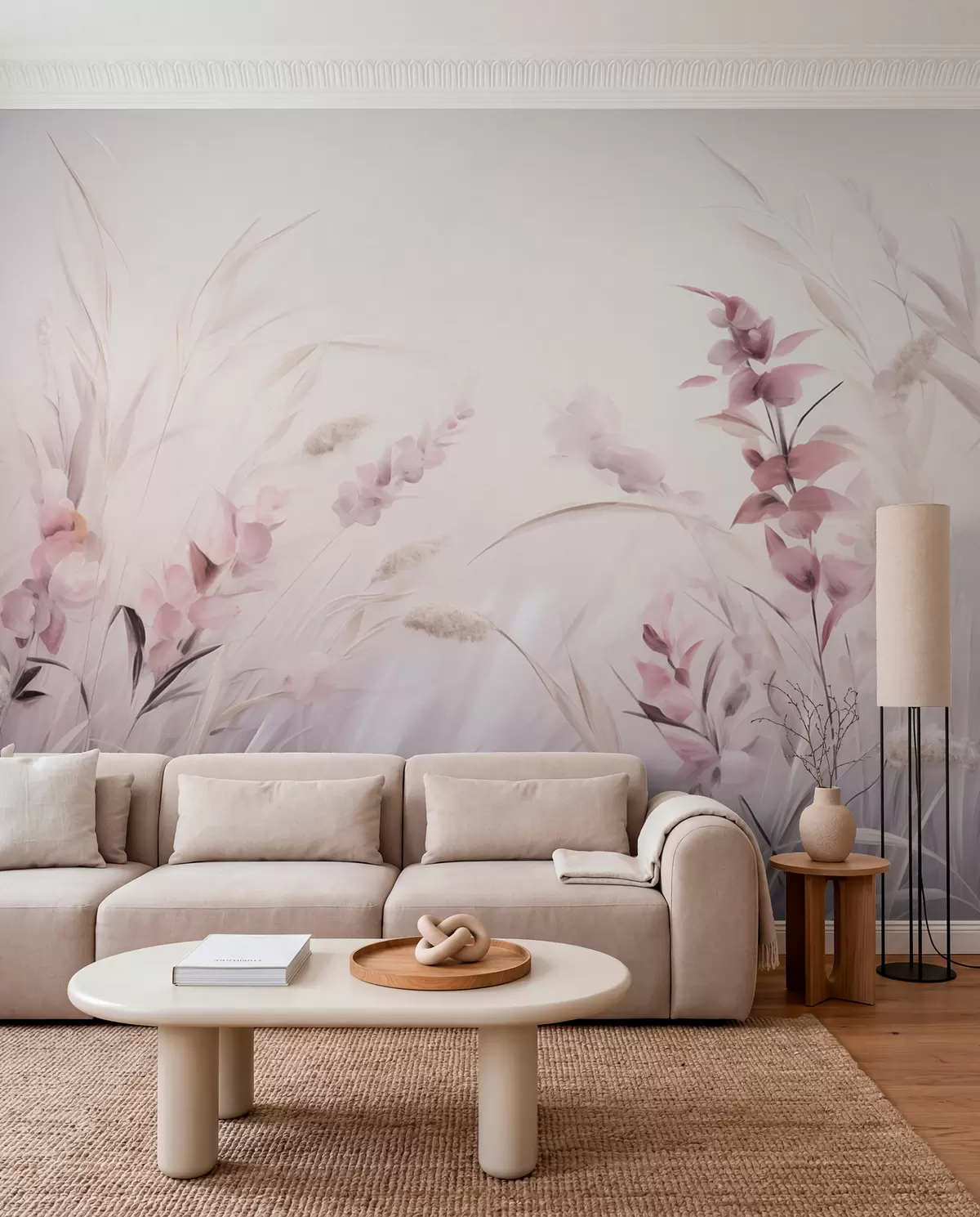 Fotobehang Bloemenveld w05913v2