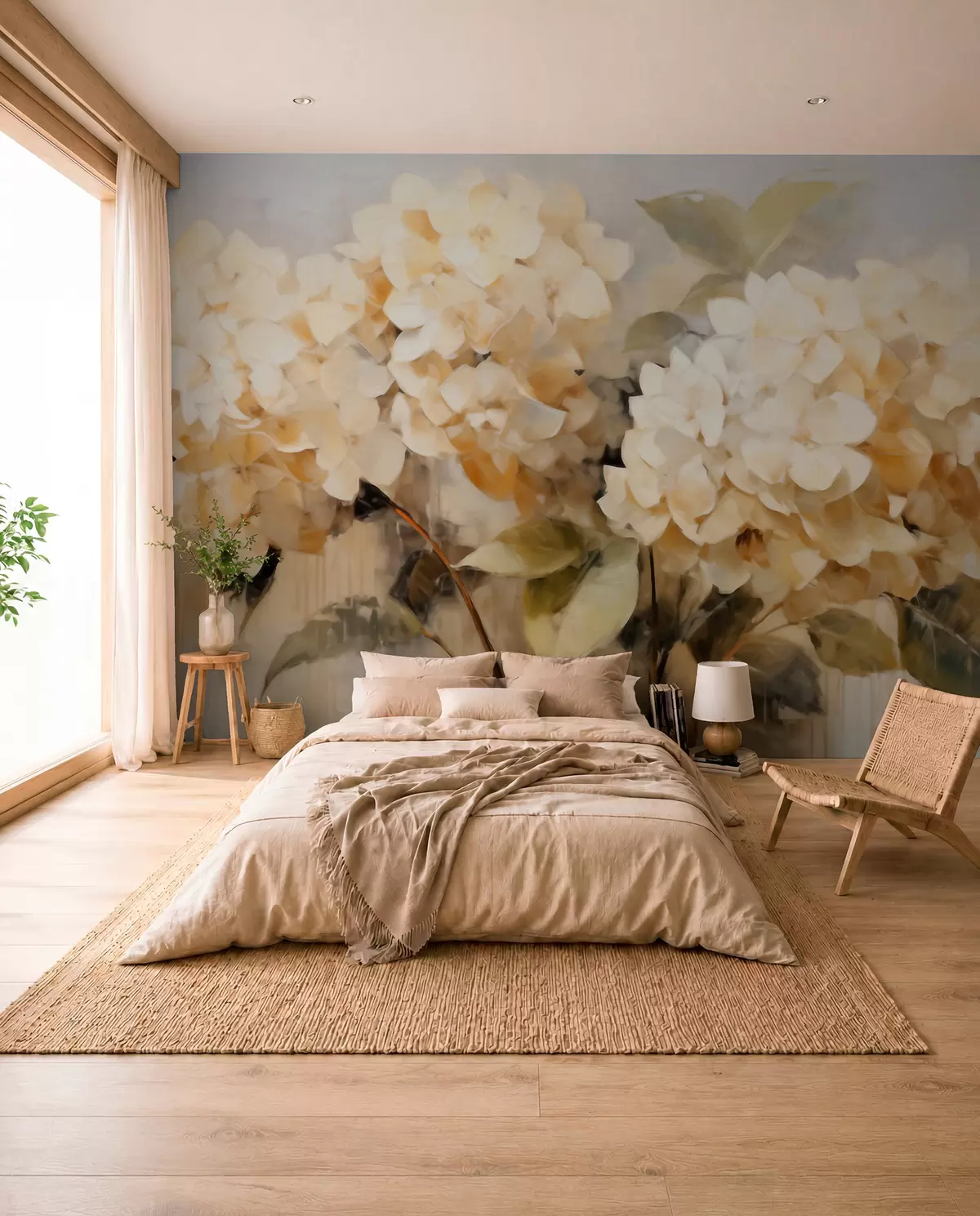 Fotobehang Hortensia's w06003