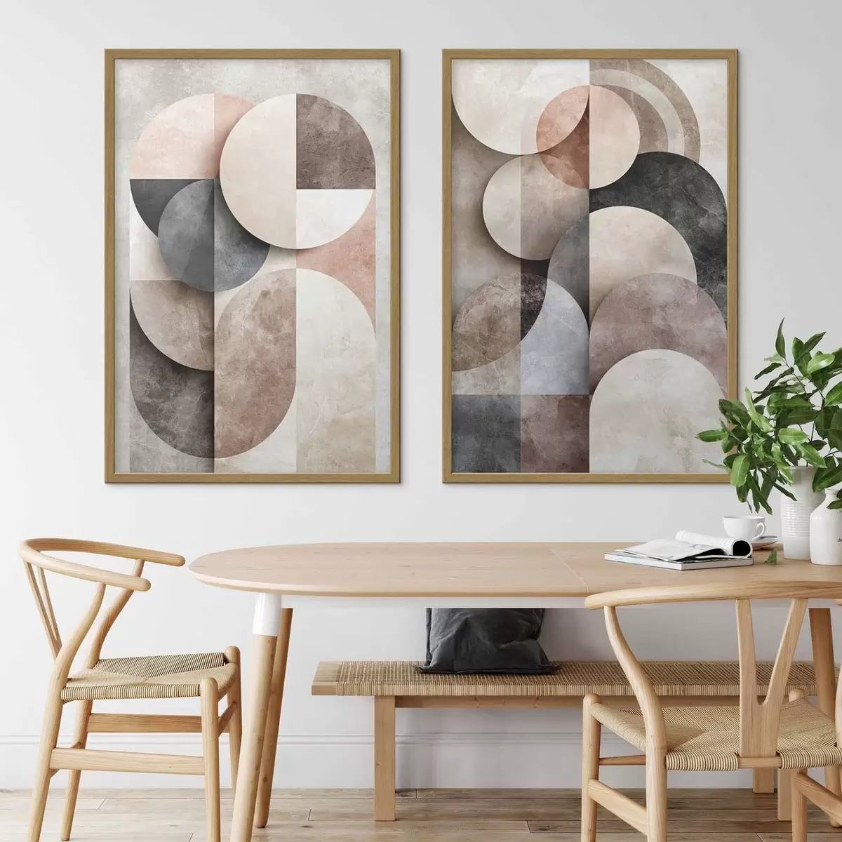 Poster Abstracte cirkels d31118
