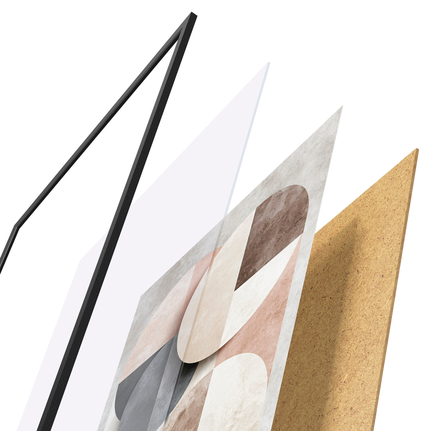 Poster Abstracte cirkels d31118