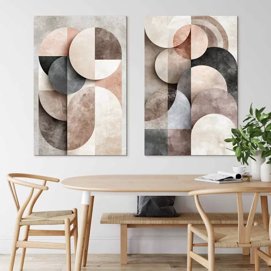  Schilderijen Abstracte cirkels m31118