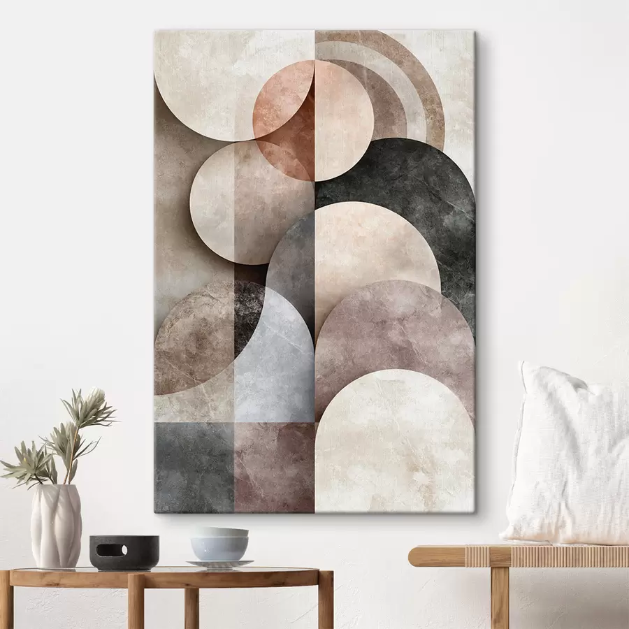  Schilderijen Overlappende cirkels s51184
