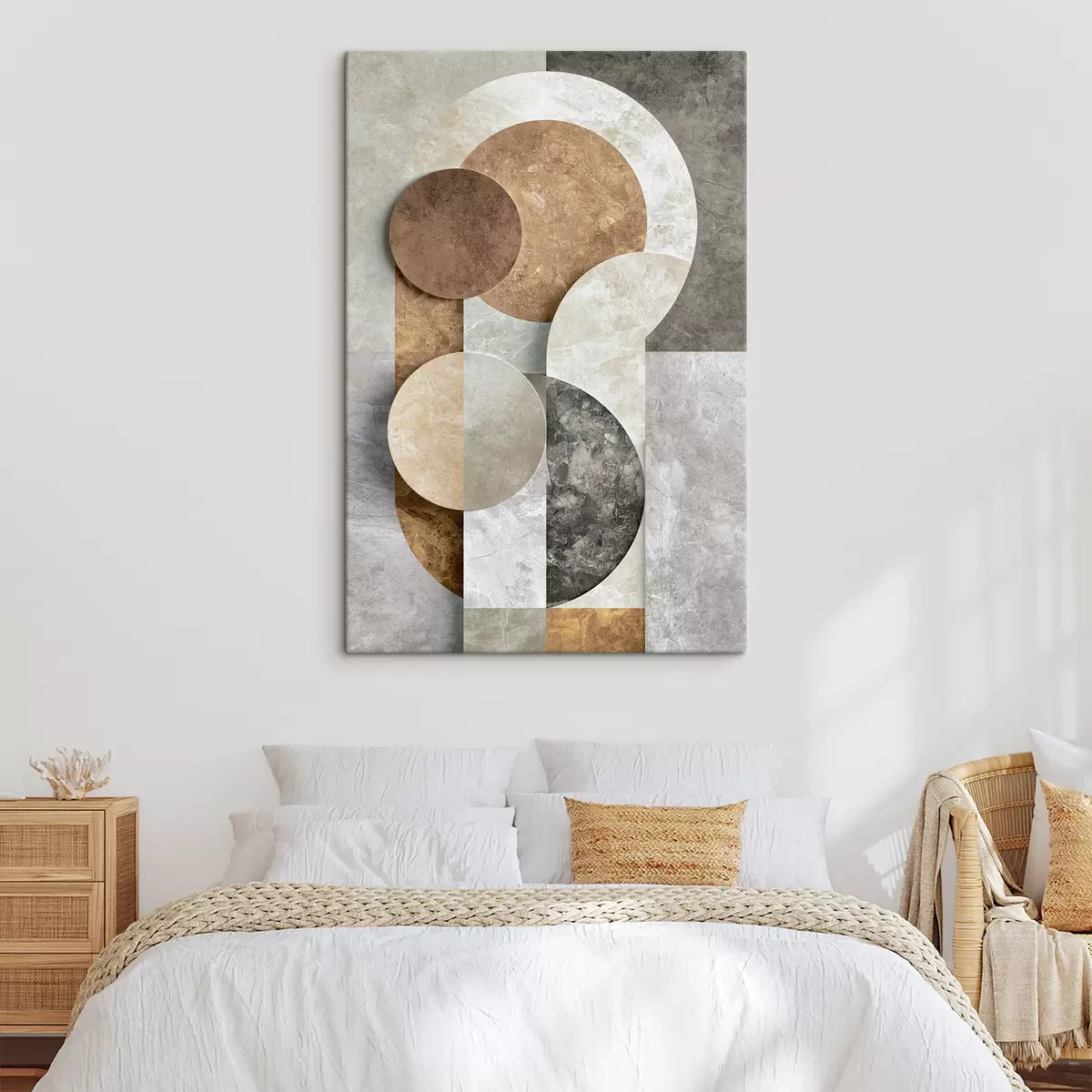  Schilderijen Geometrische abstractie met cirkels s51185