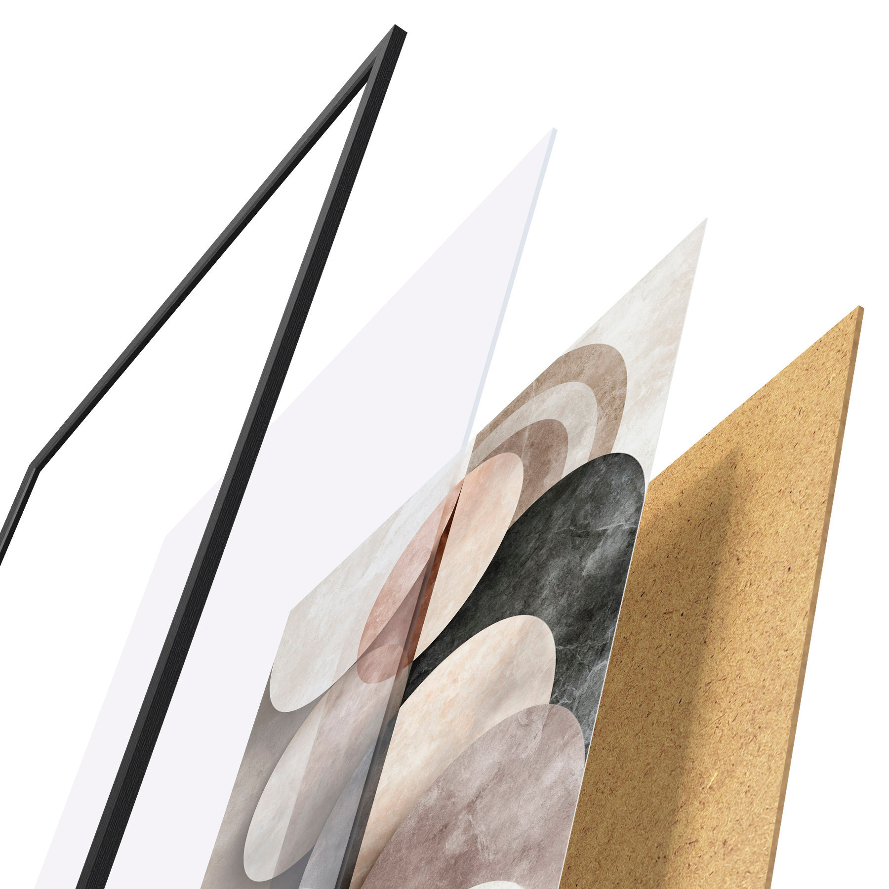 Poster Overlappende cirkels f51184