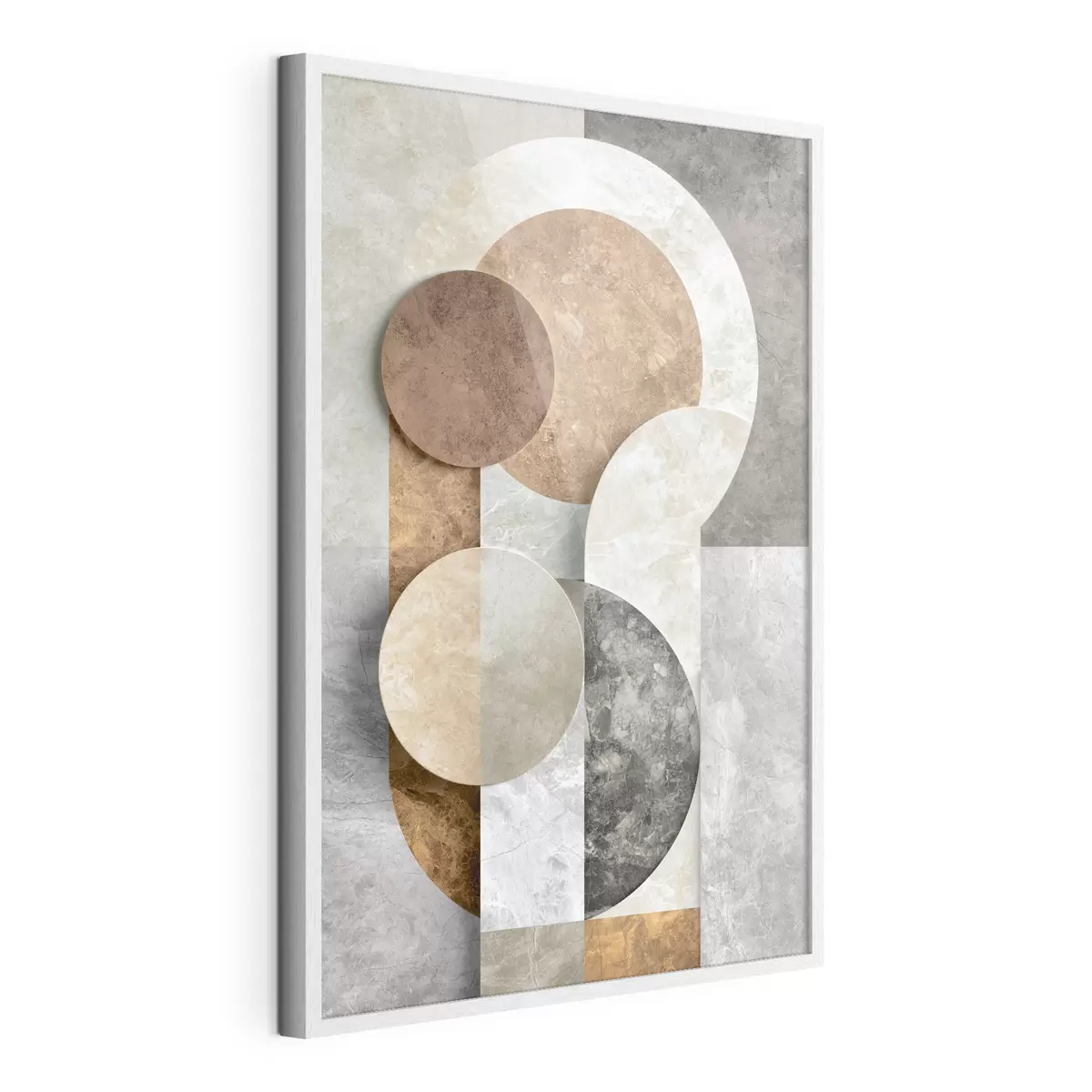 Poster Geometrische abstractie met cirkels f51185