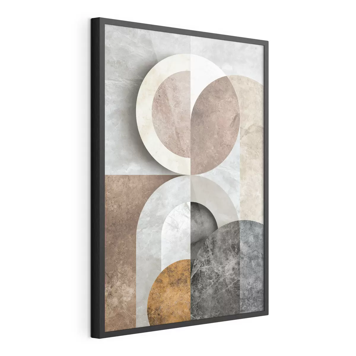 Poster Geometrische compositie met cirkels f51281