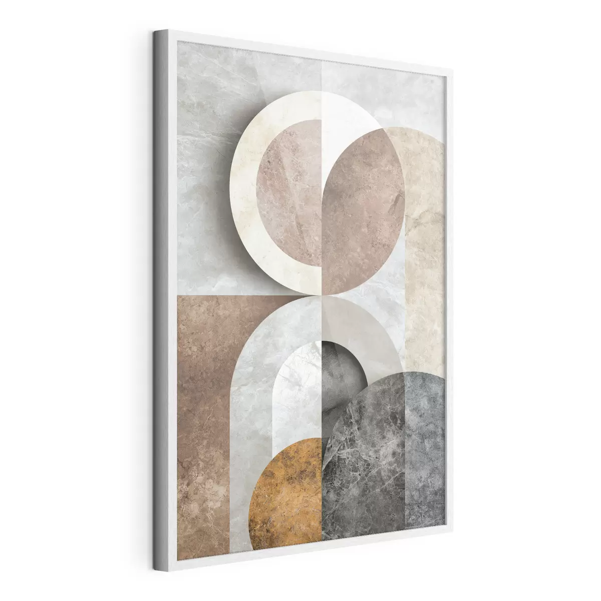 Poster Geometrische compositie met cirkels f51281