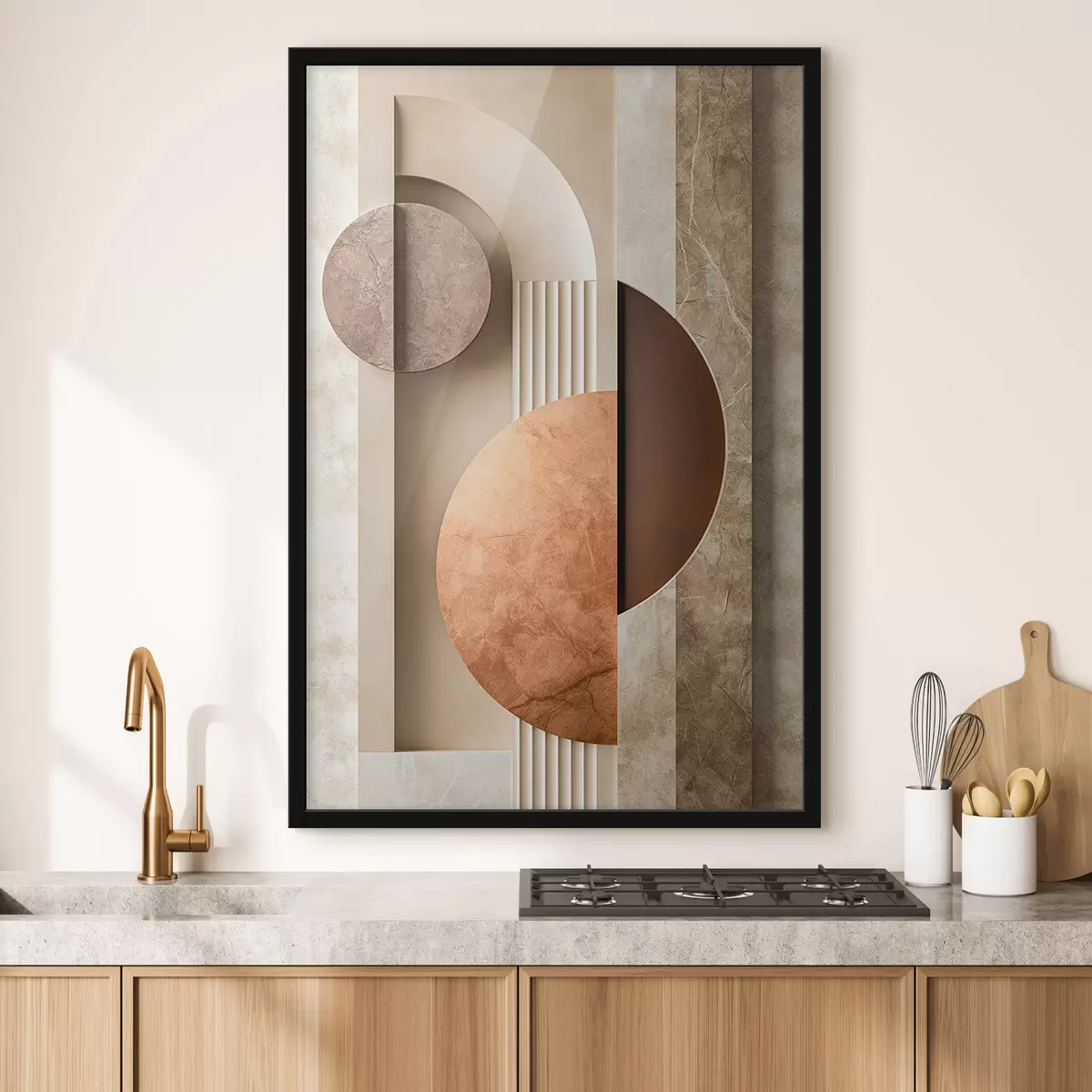 Poster Moderne abstracte geometrie f51282