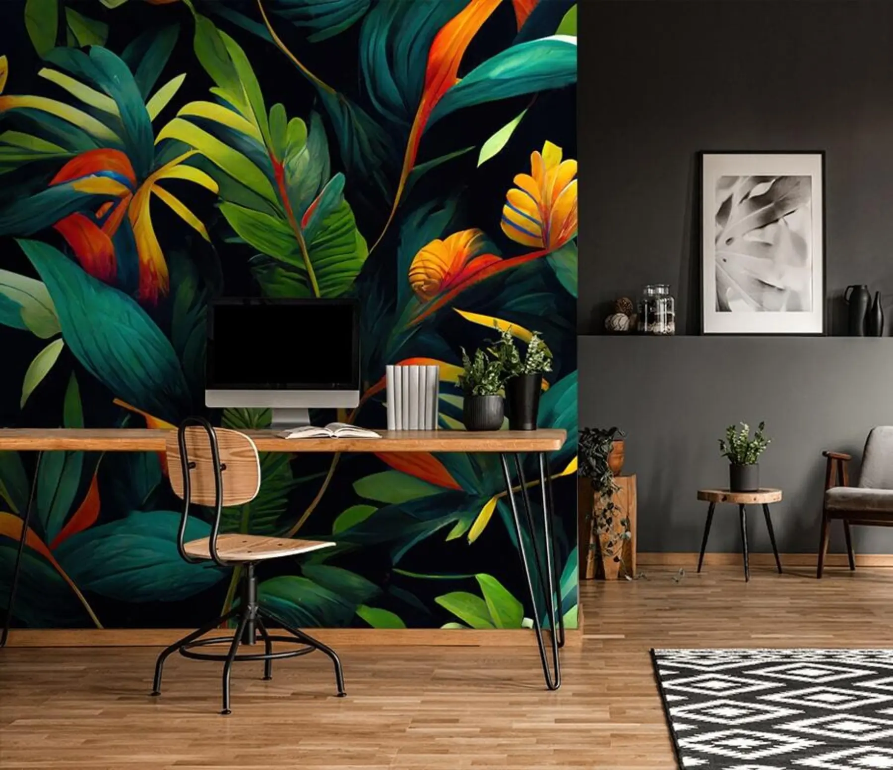 Fotobehang Heldere tropische jungle u72390