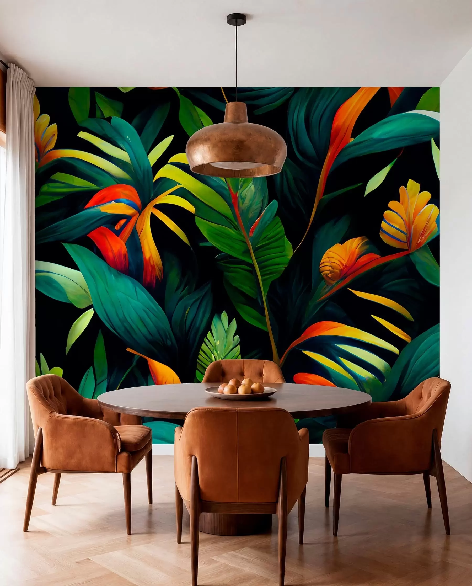 Fotobehang Heldere tropische jungle u72390