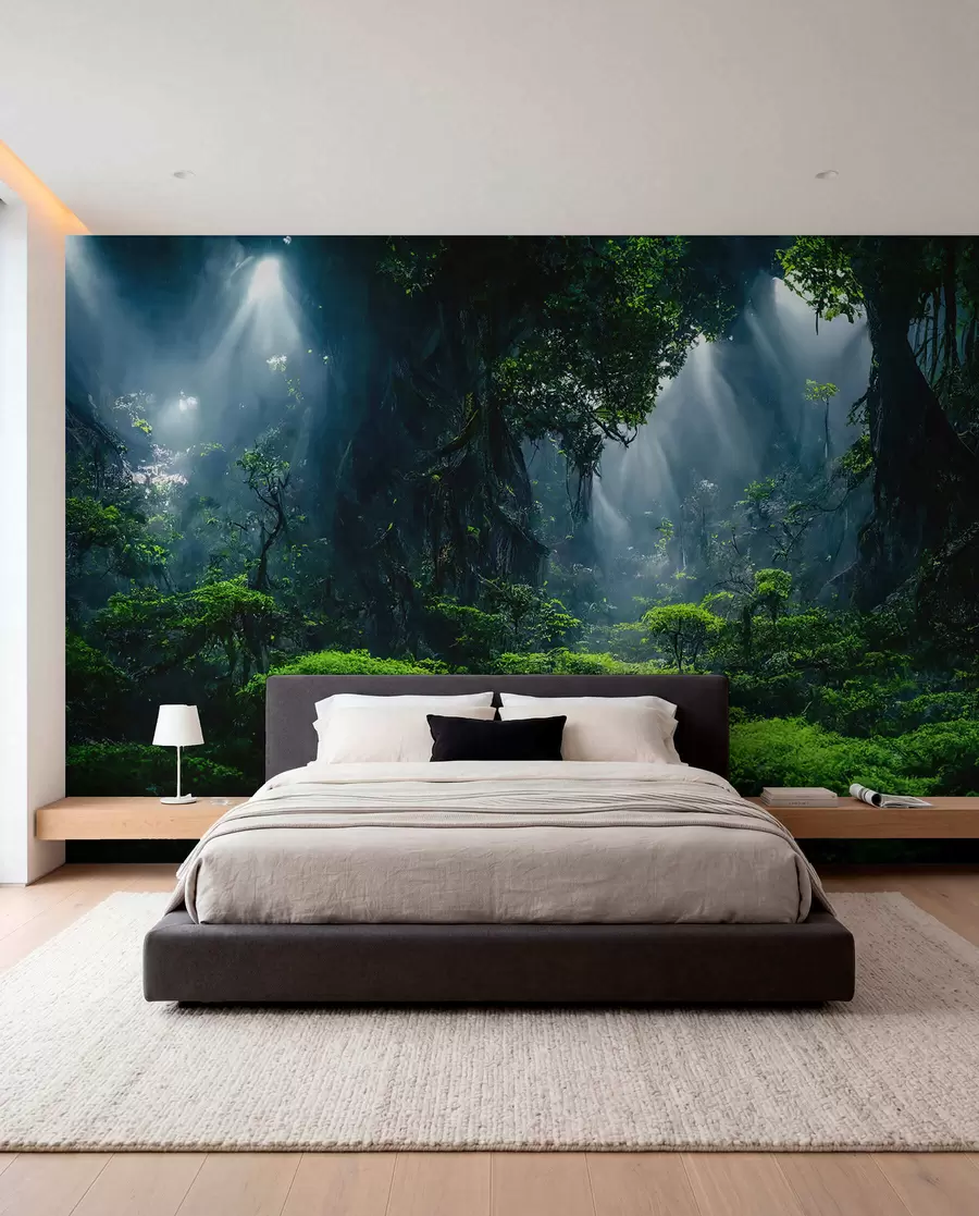 Fotobehang Natuurlijk boslandschap u72430