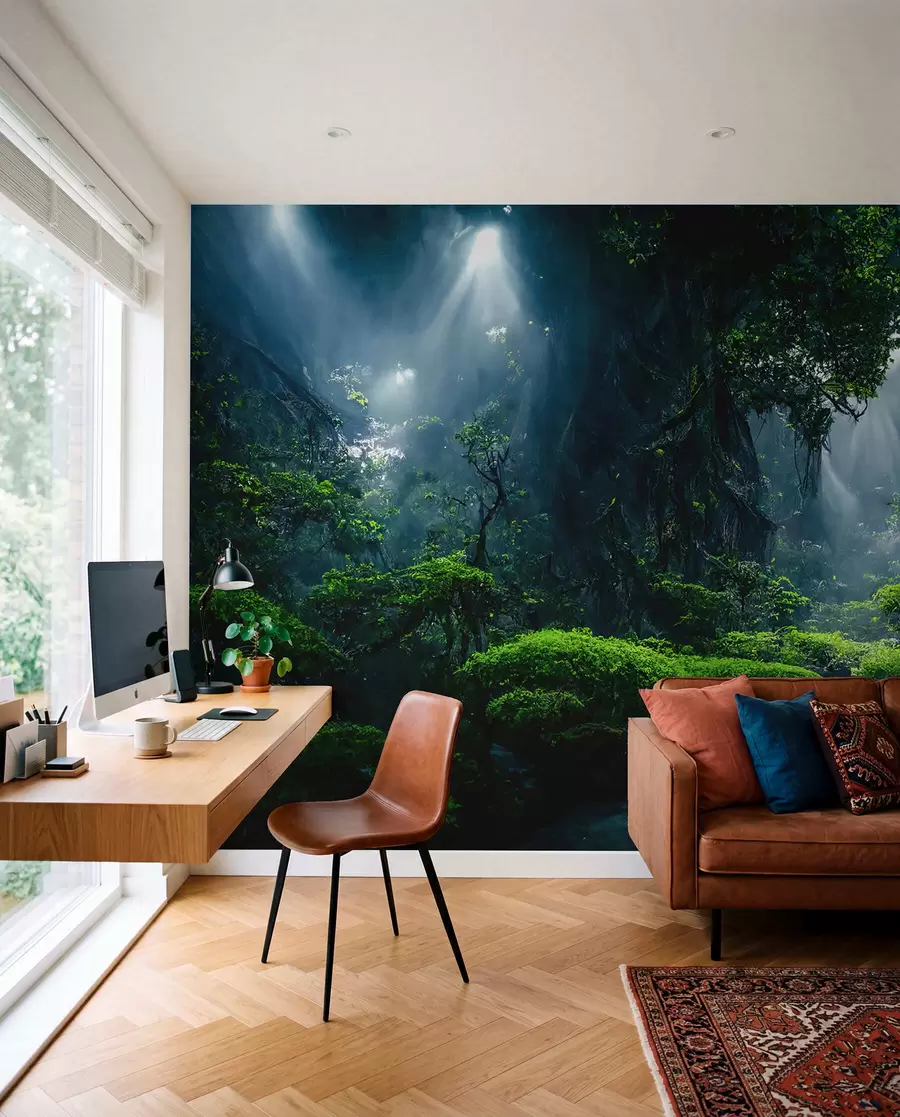 Fotobehang Bosbeek u72430