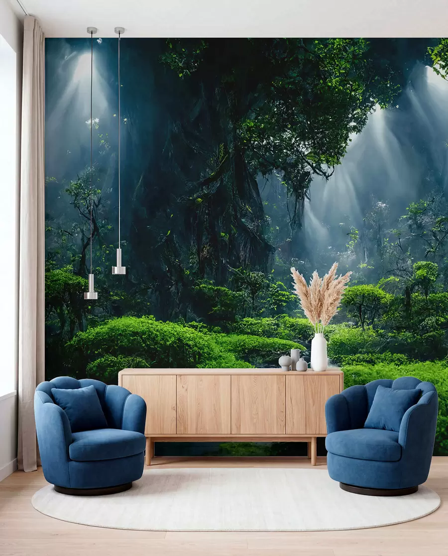 Fotobehang Bosbeek u72430