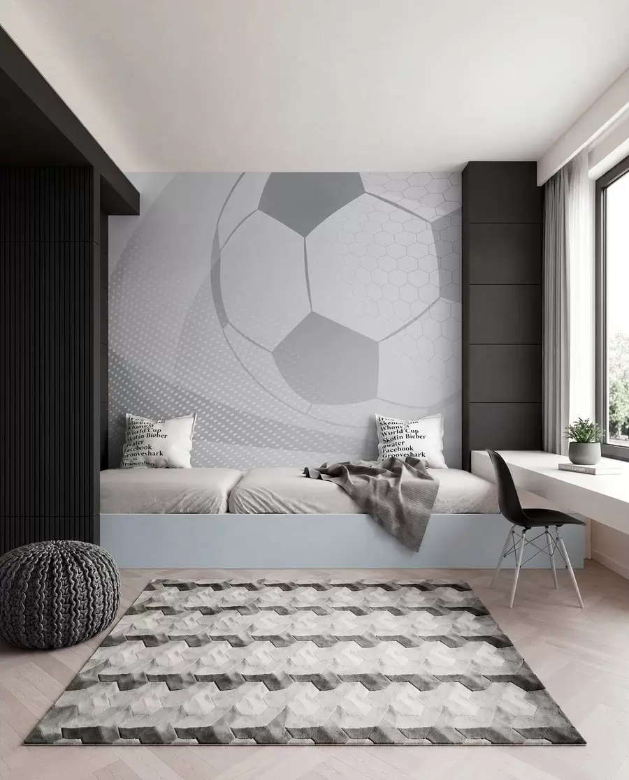 Fotobehang Licht voetbal u72781