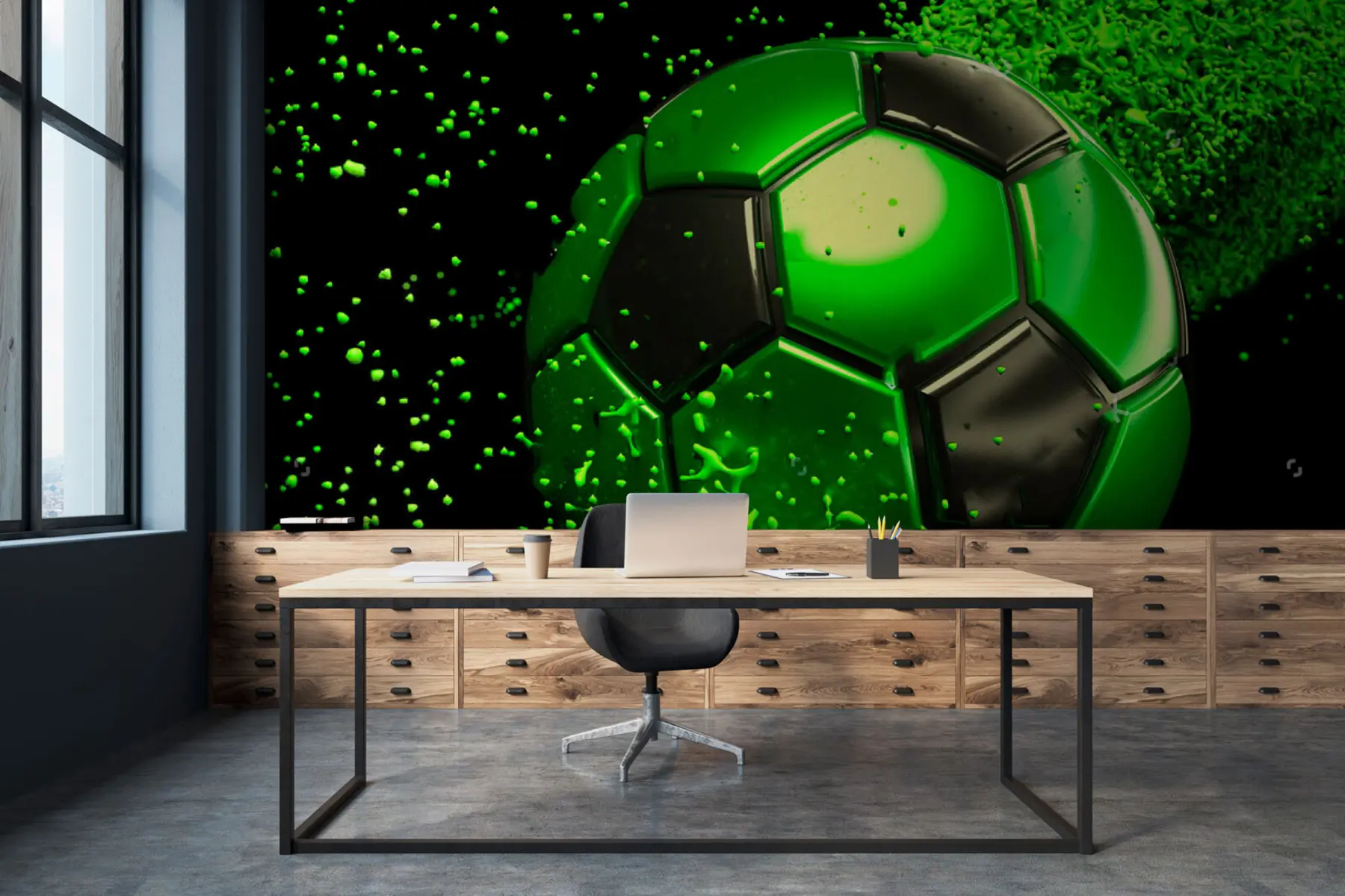 Fotobehang Voetbal is een wereldsport u72789