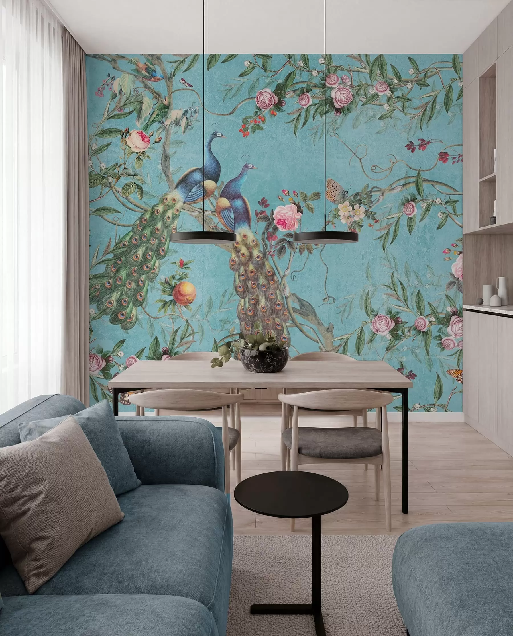 Fotobehang Vogel, bloem en gewervelde dieren u12428