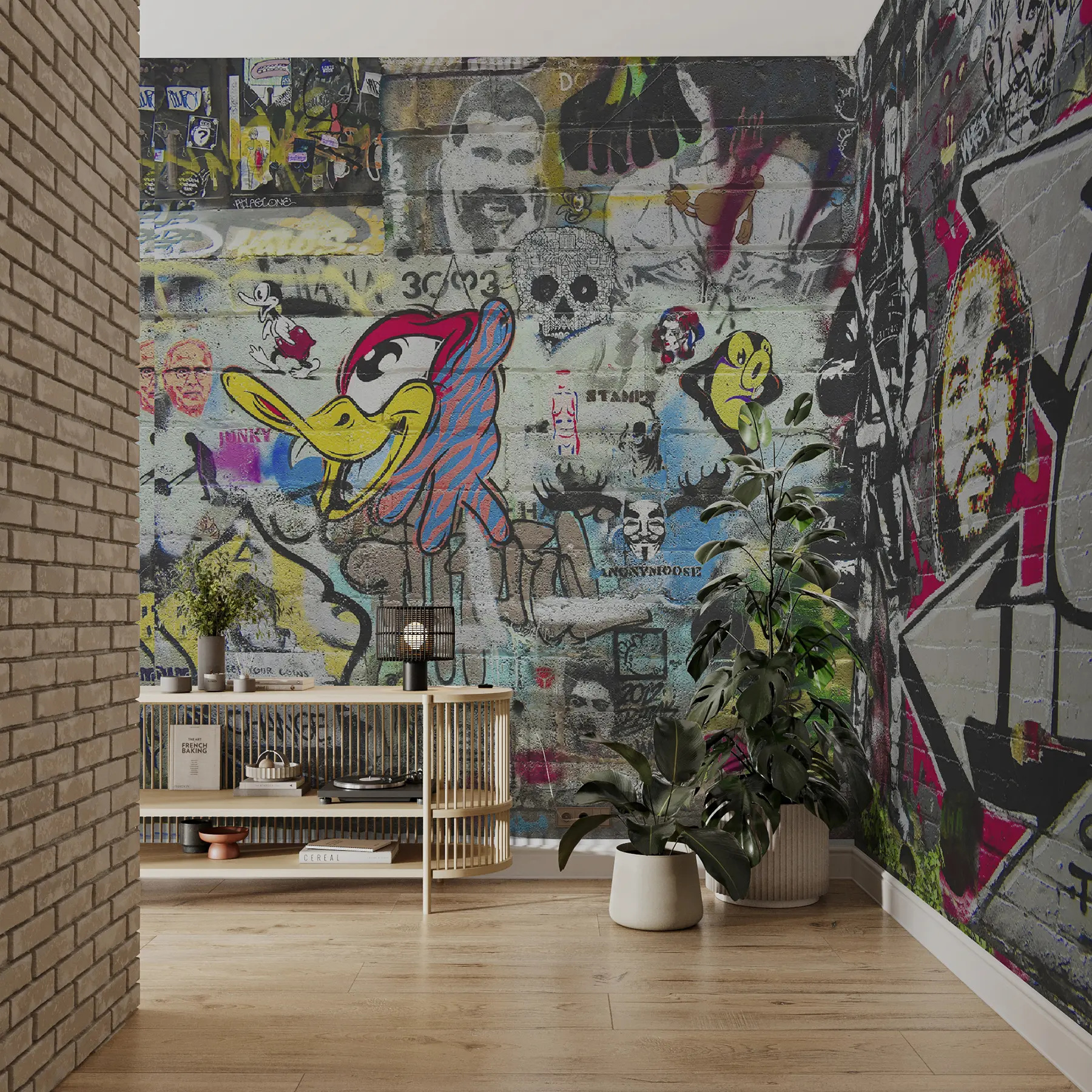 Fotobehang Graffiti, kunst en lettertype u12434
