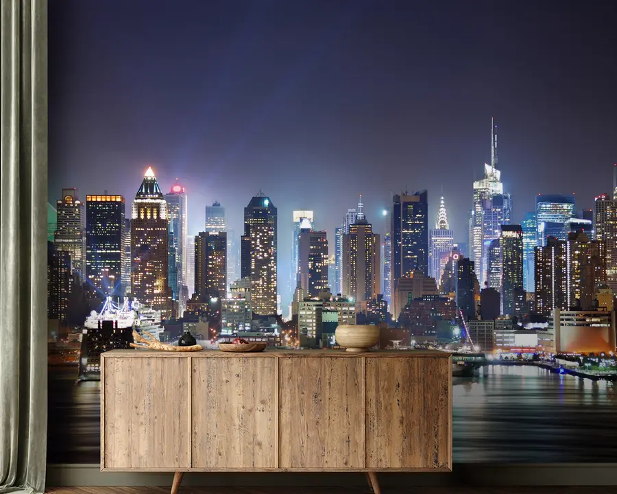 Fotobehang Gebouw, wolkenkrabber en water u54515