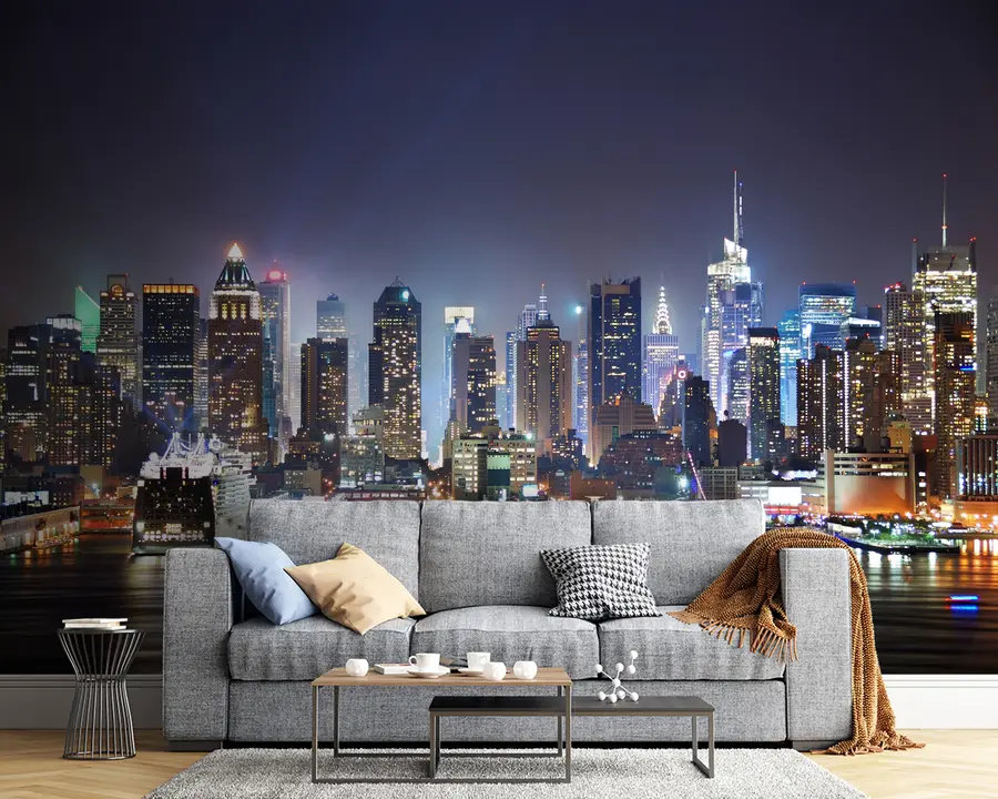 Fotobehang Gebouw, wolkenkrabber en water u54515