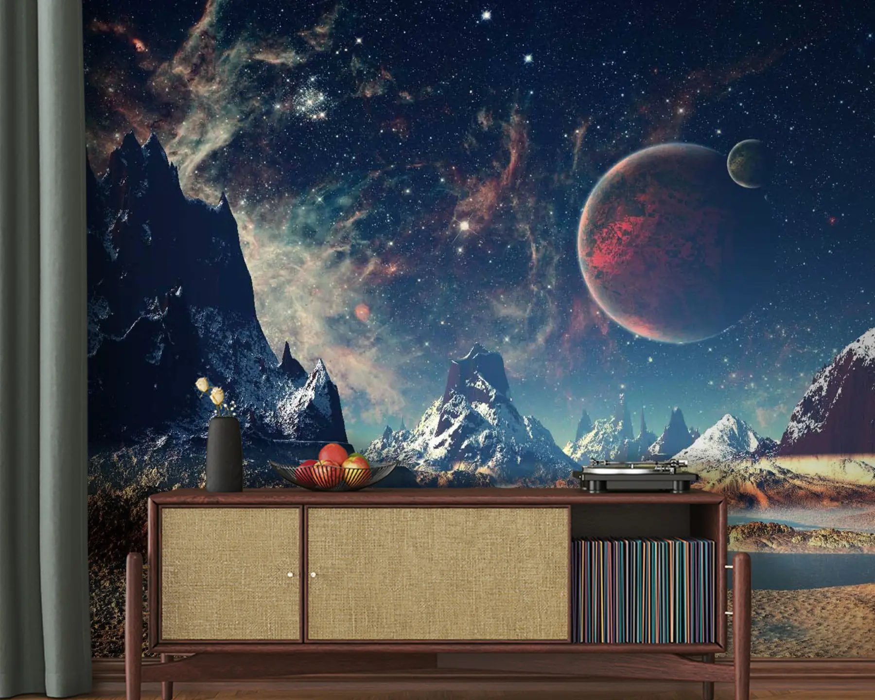 Fotobehang Buitenaards landschap u55303