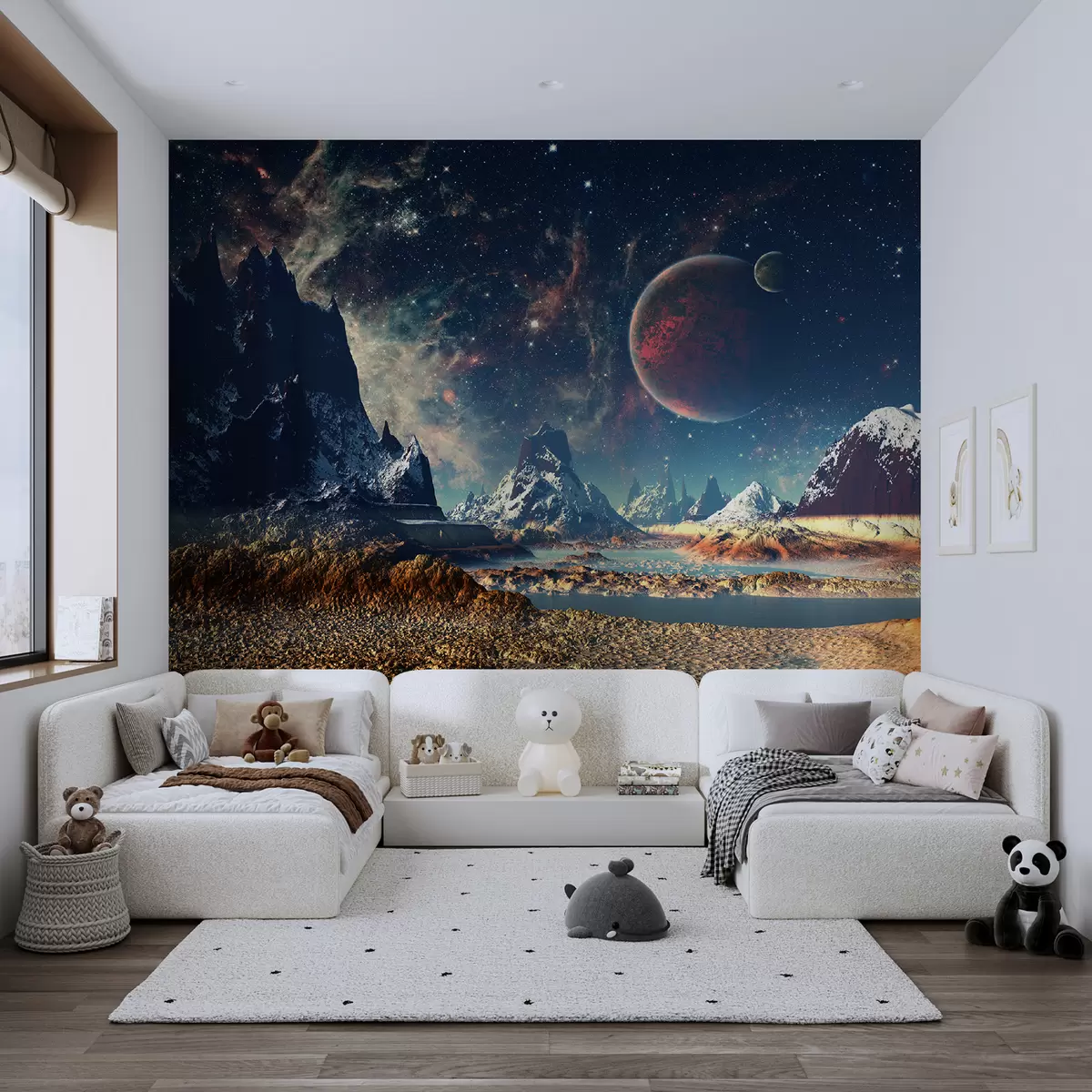 Fotobehang Buitenaards landschap u55303