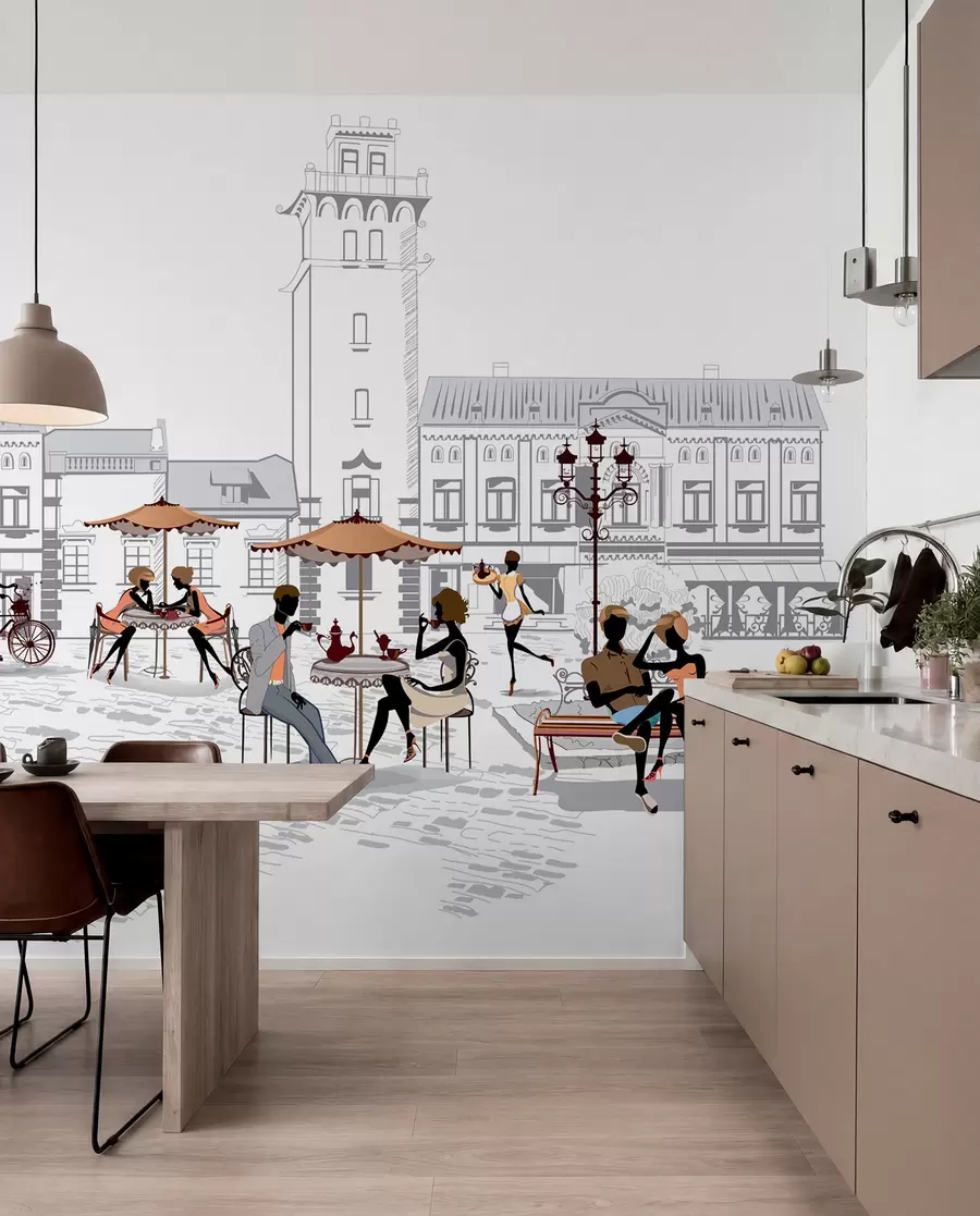 Fotobehang Stedenbouwkundig ontwerp, lettertype en kunst u56109