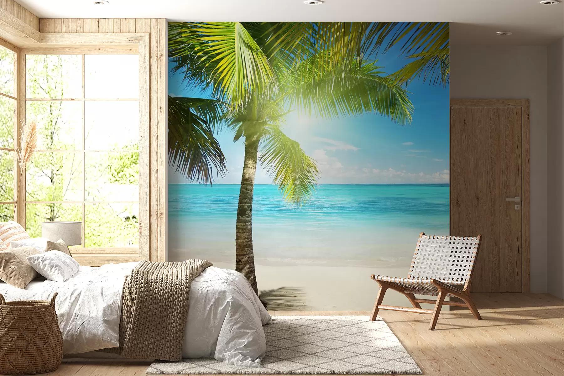 Fotobehang Water, lucht en wolk u57179