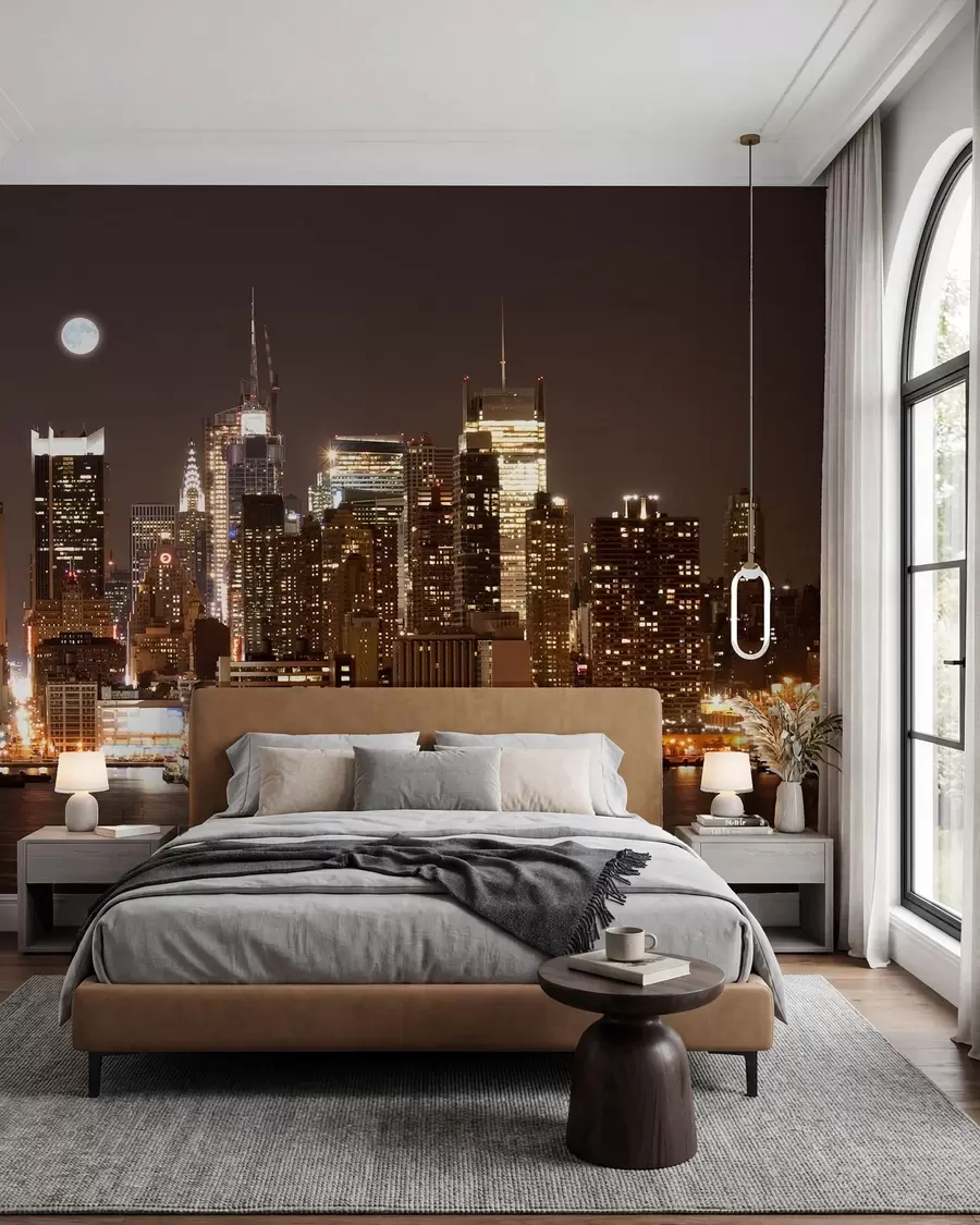 Fotobehang De waterkant van New York u57923
