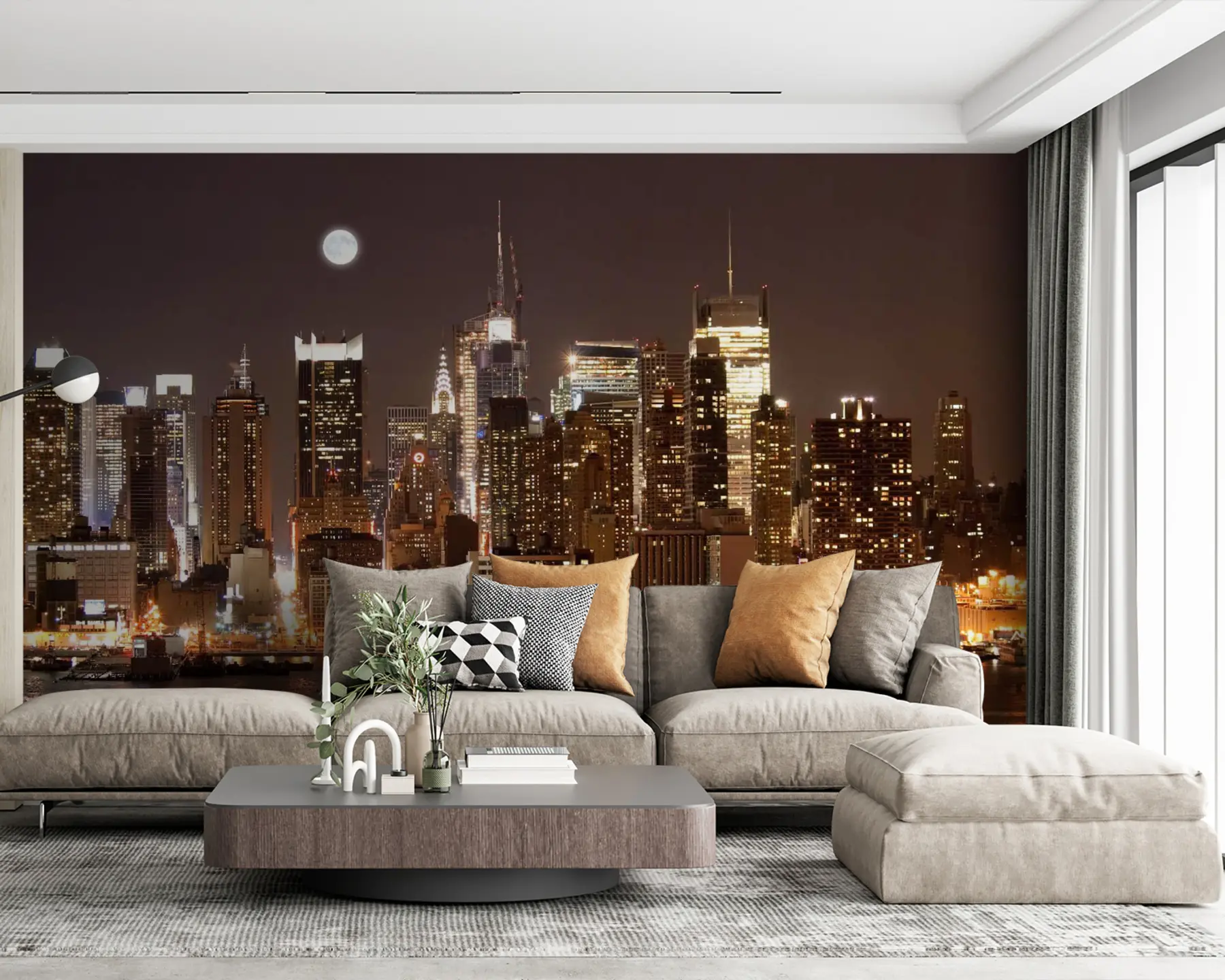 Fotobehang De waterkant van New York u57923