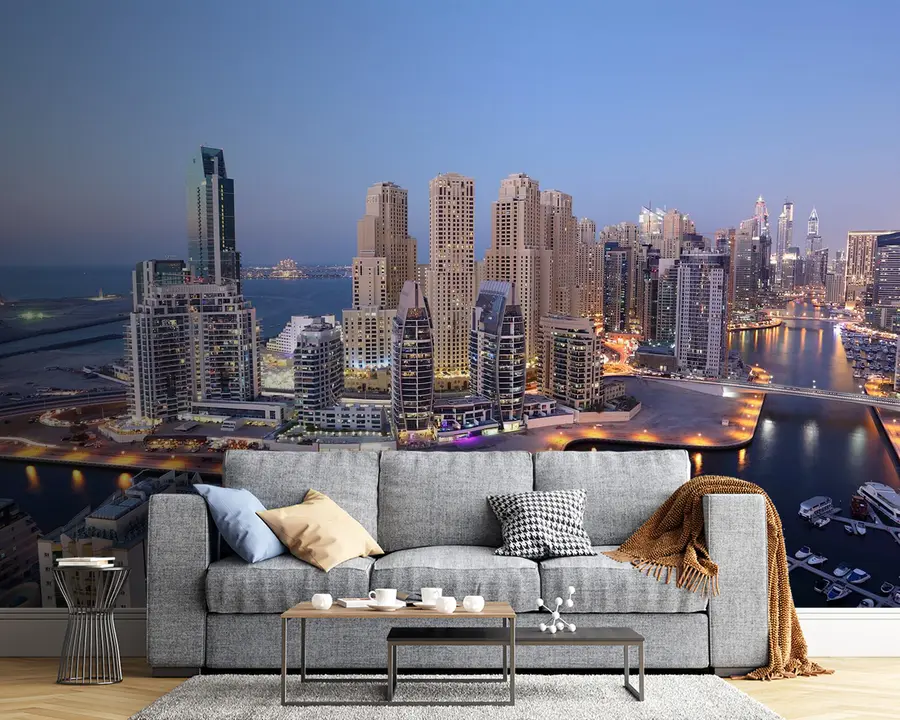 Fotobehang Havens van de metropool u68337