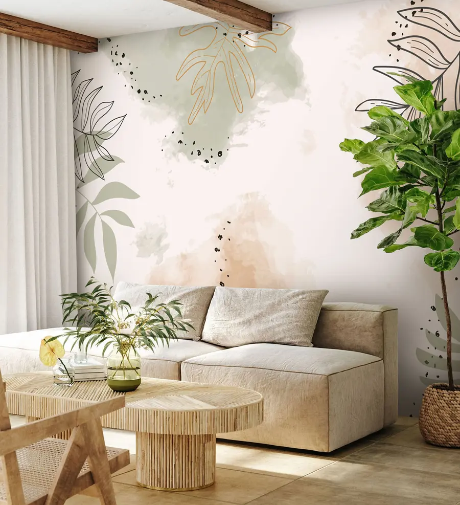 Fotobehang Bladeren - vormen van de natuur u73684